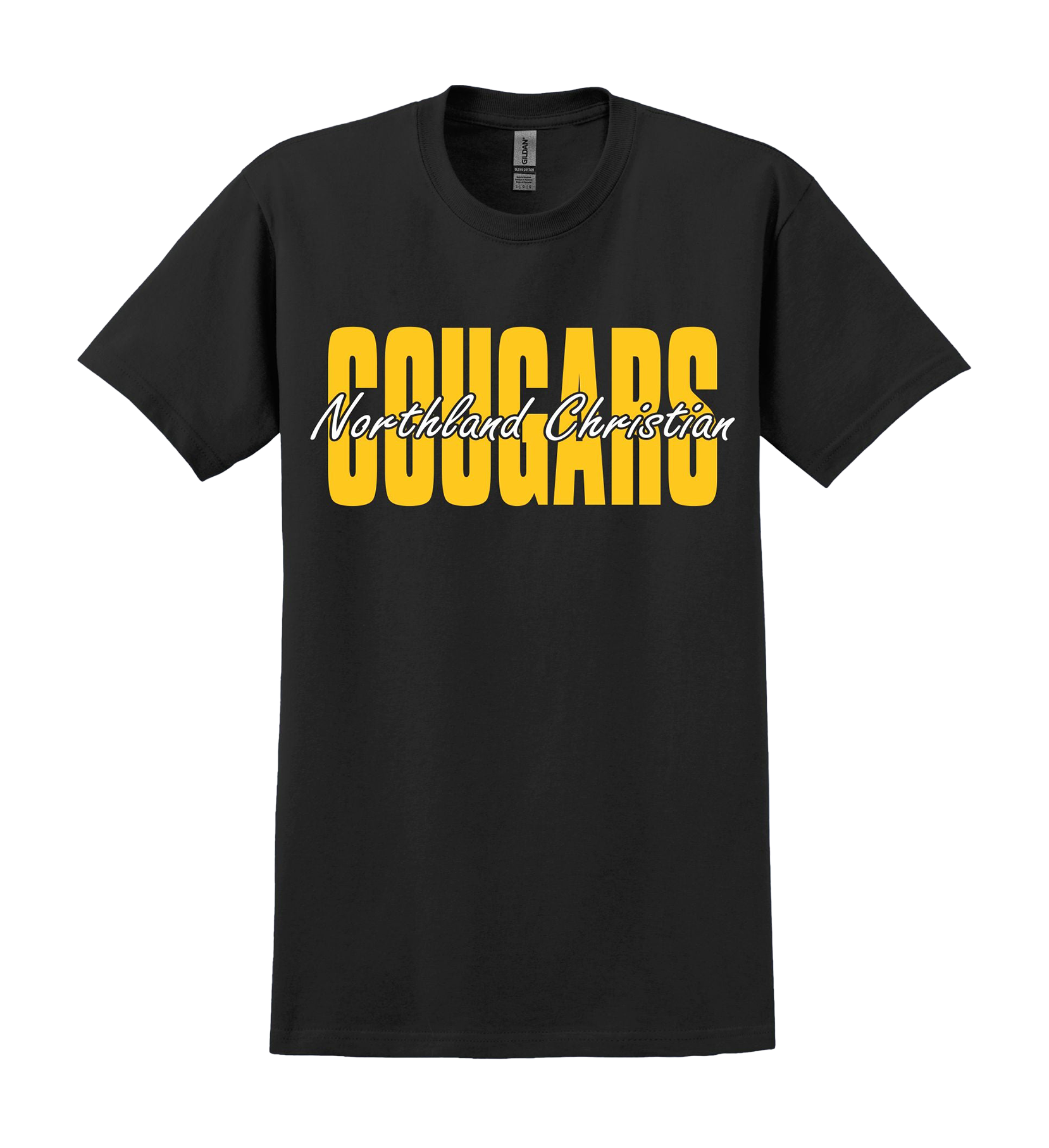 NC Cougars T Shirt - Black