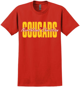 NC Cougars T Shirt - Red