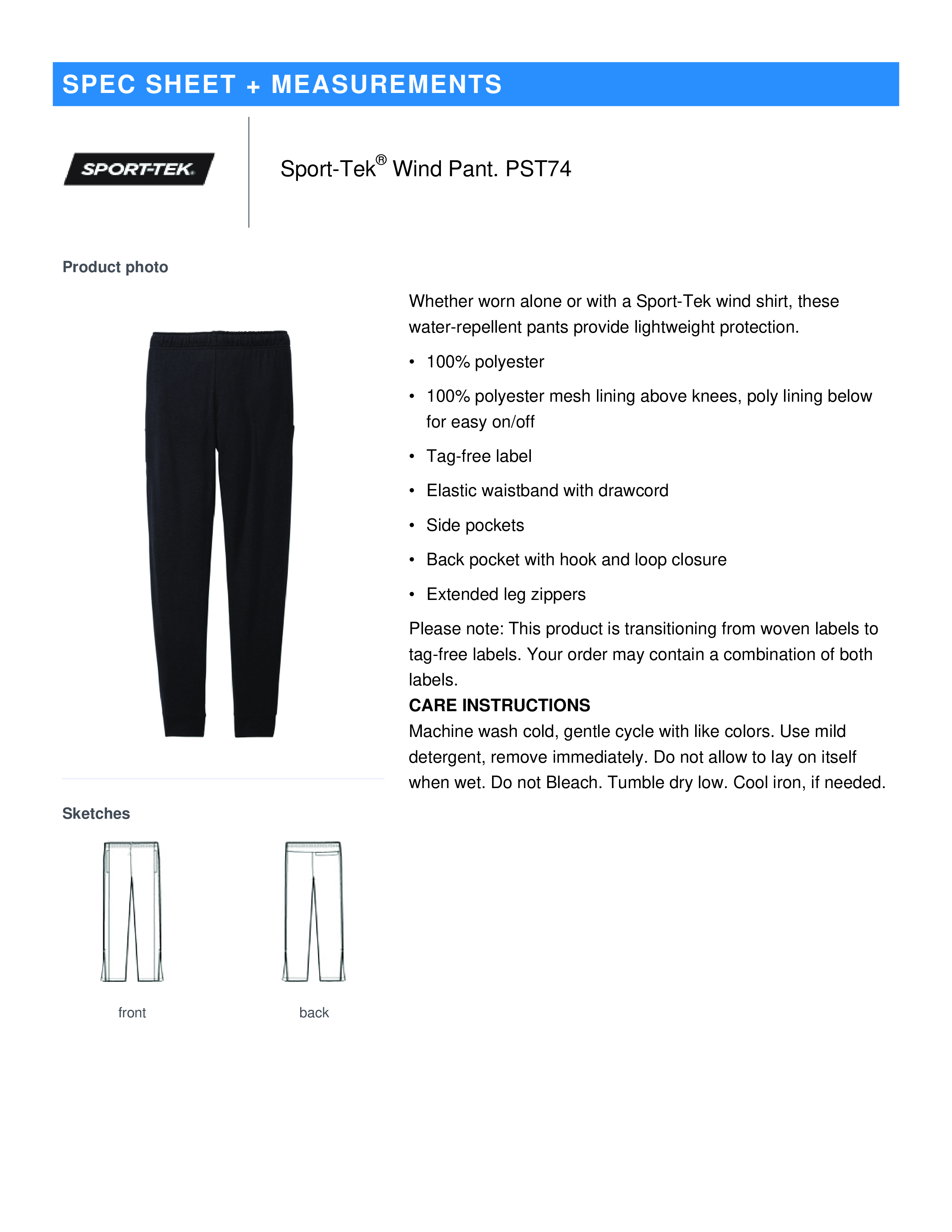 NSSH Women's Soccer Black Water-Repellent Wind Pants
