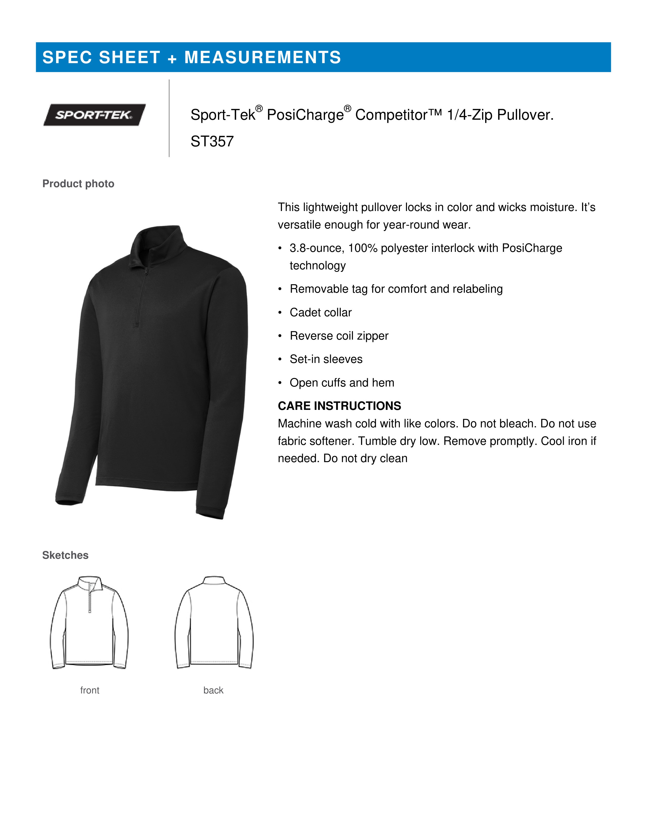 NSSH Women's Soccer Sport-Tek PosiCharge Competitor 1/4-Zip Pullover