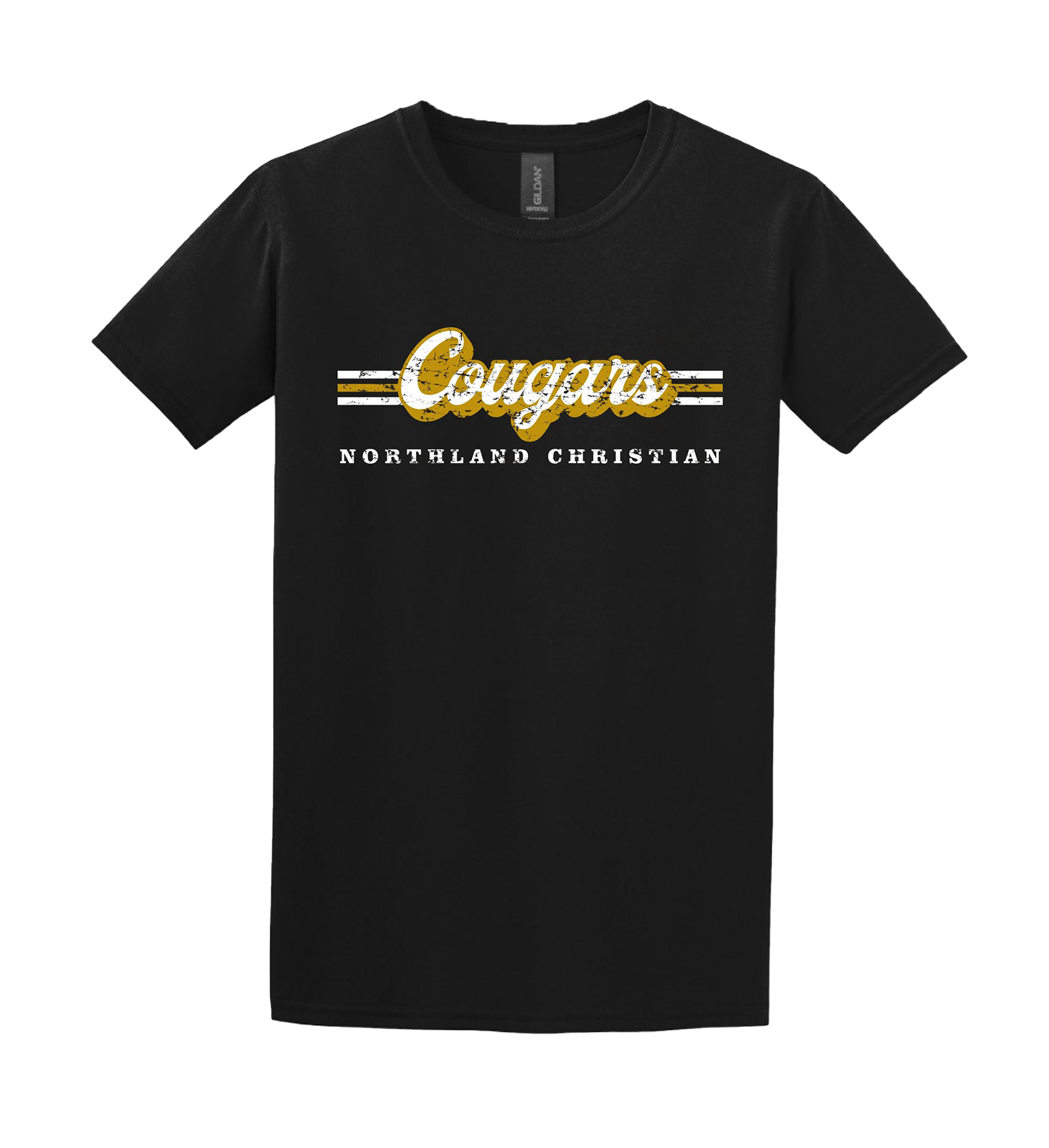 NC Cougars T Shirt - Black