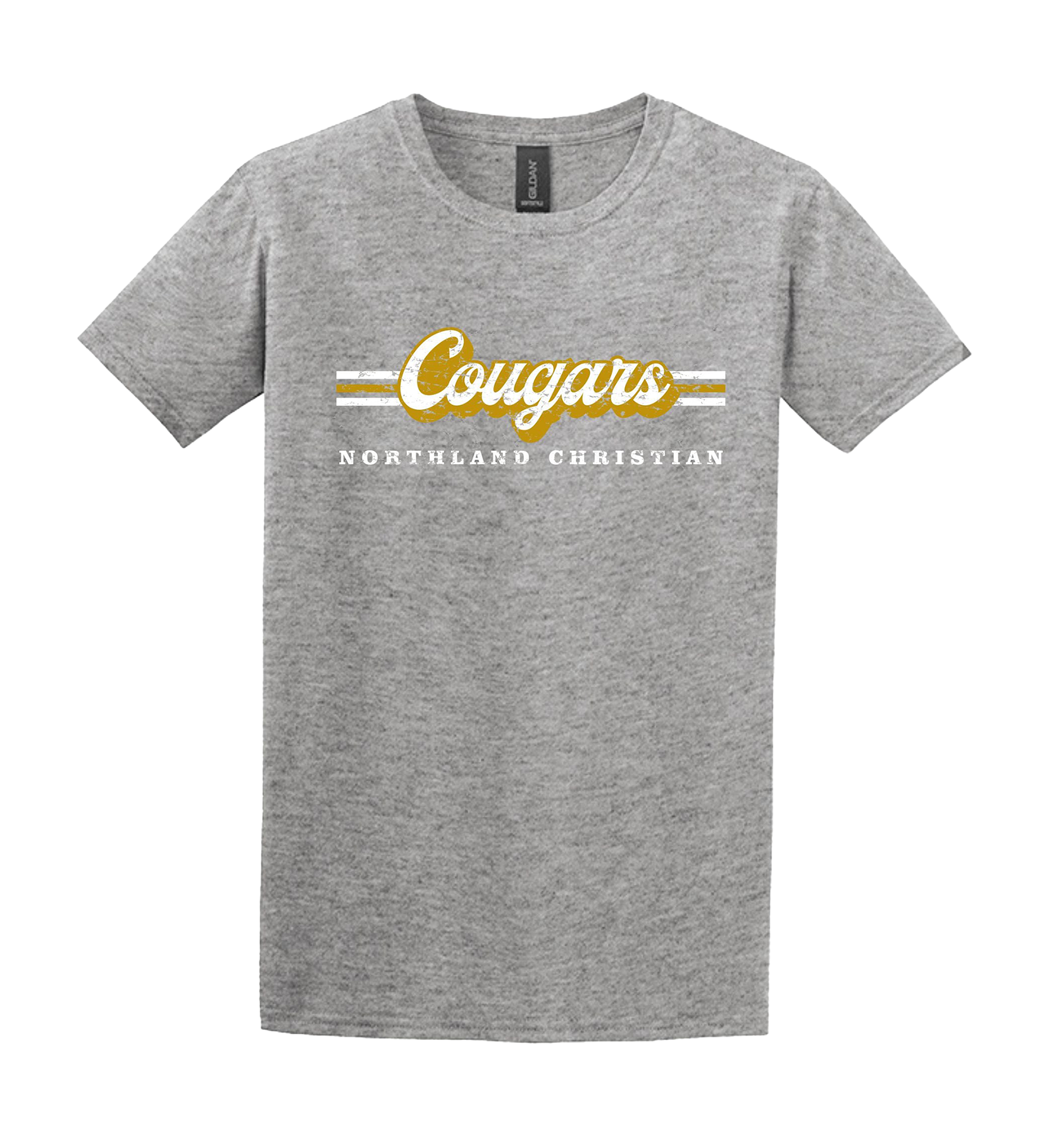 NC Cougars T Shirt - Grey