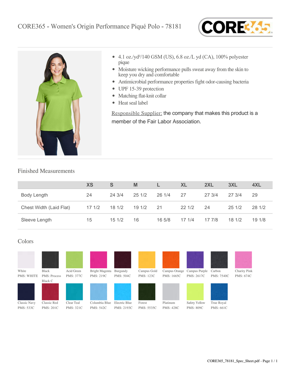 GOHS Criminal Justice Ladies Polo