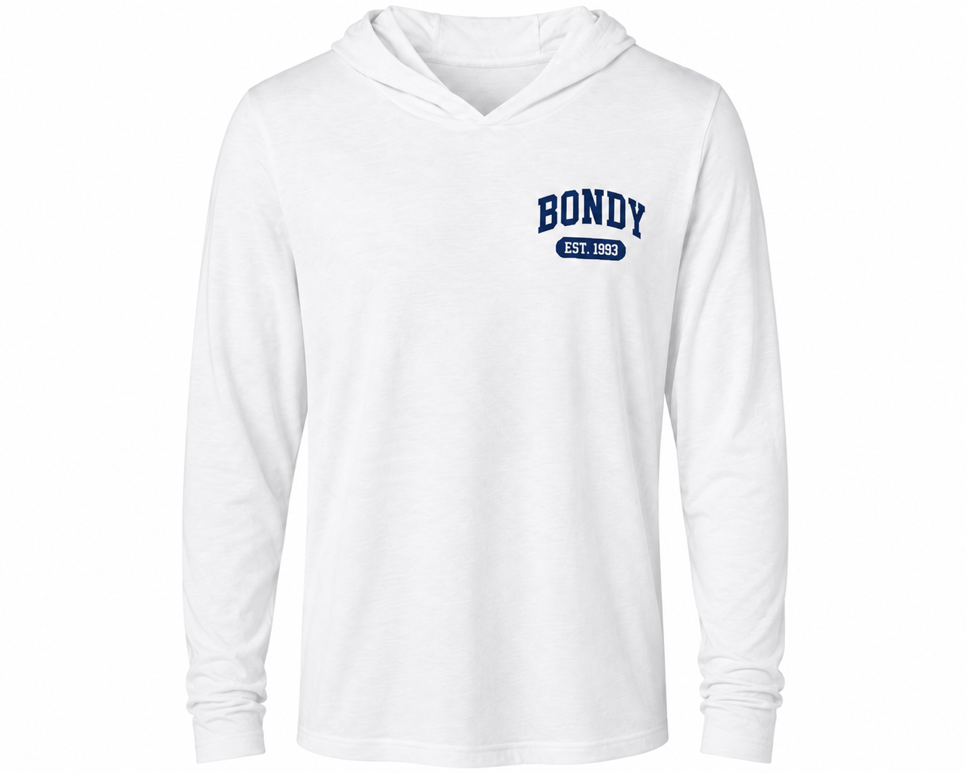 Bondy Spirit Hooded Long Sleeve with Logo Over Heart