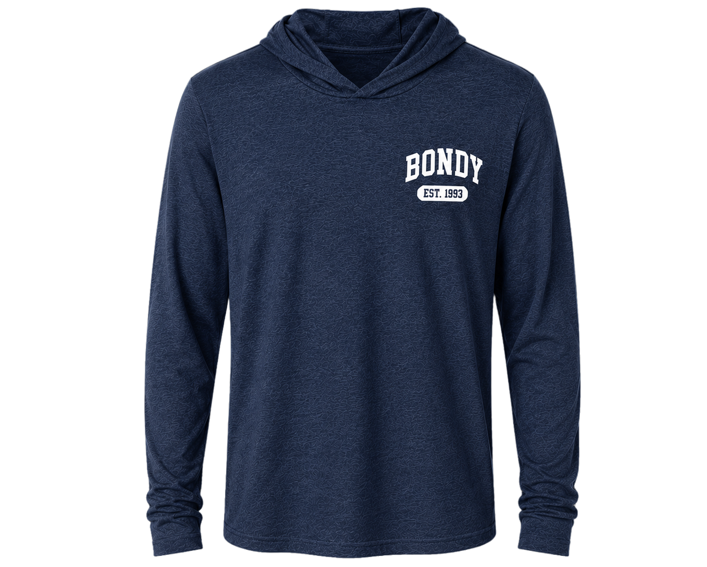 Bondy Spirit Hooded Long Sleeve with Logo Over Heart