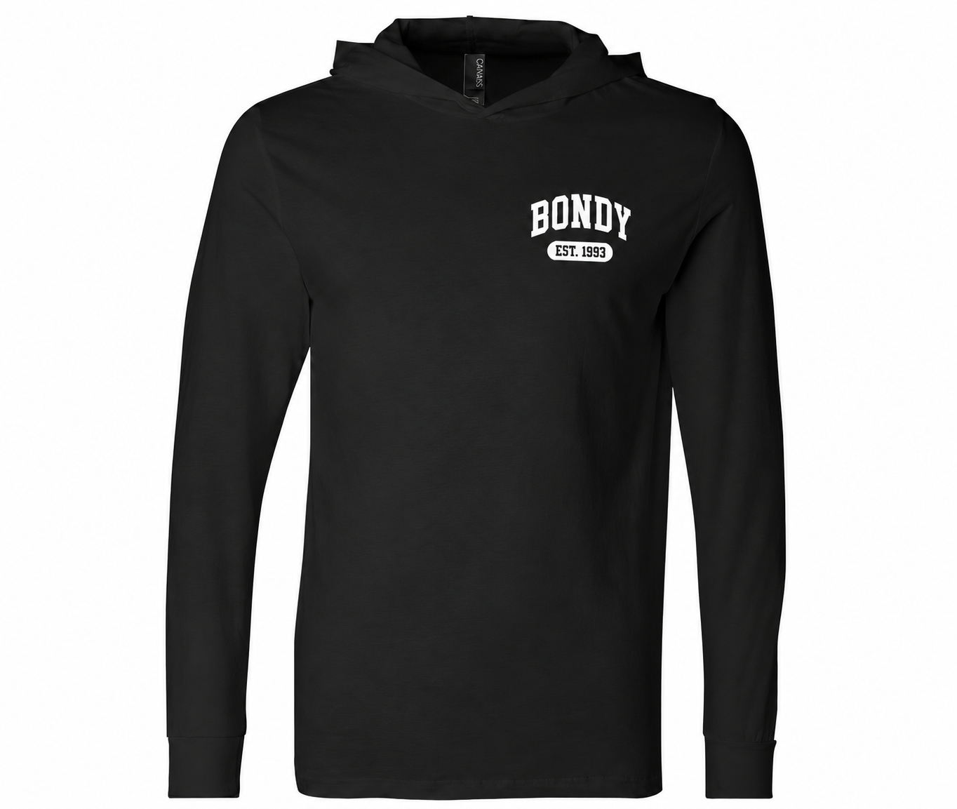 Bondy Spirit Hooded Long Sleeve with Logo Over Heart