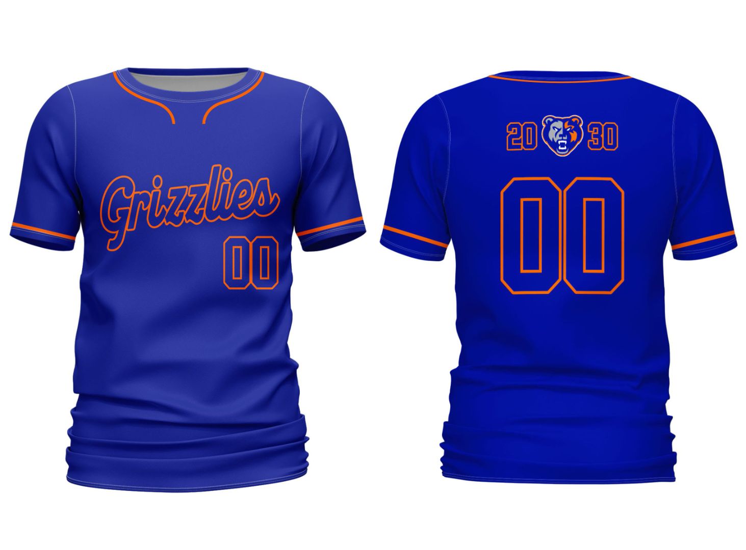GOHS Baseball Jersey 7th Grade c/o 2030