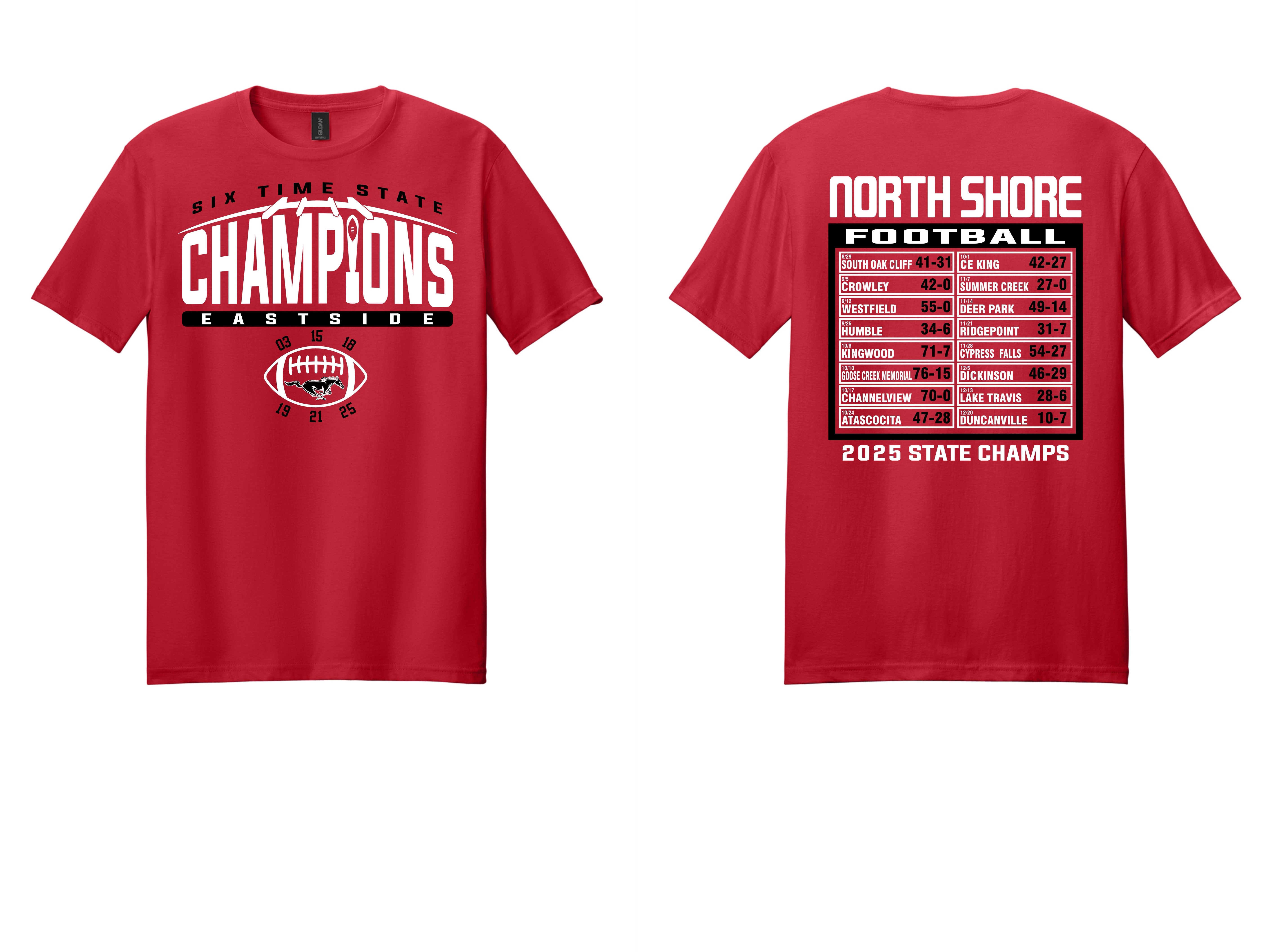 NSSH 2025 State Champions Tshirt