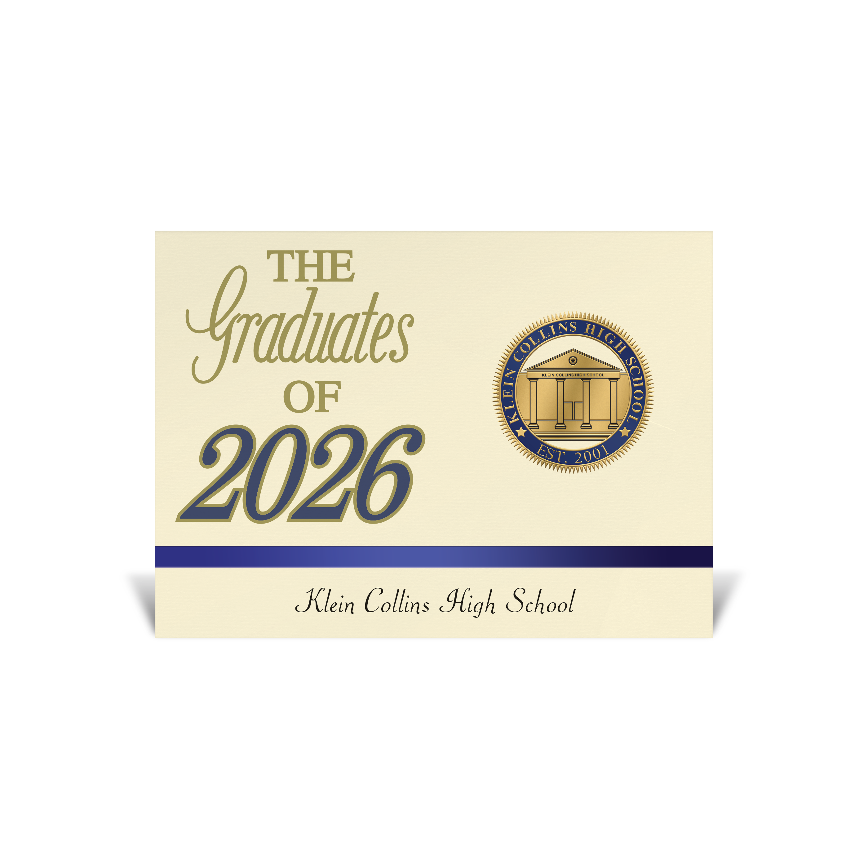 2026 Klein Collins Personalized Graduation Announcement