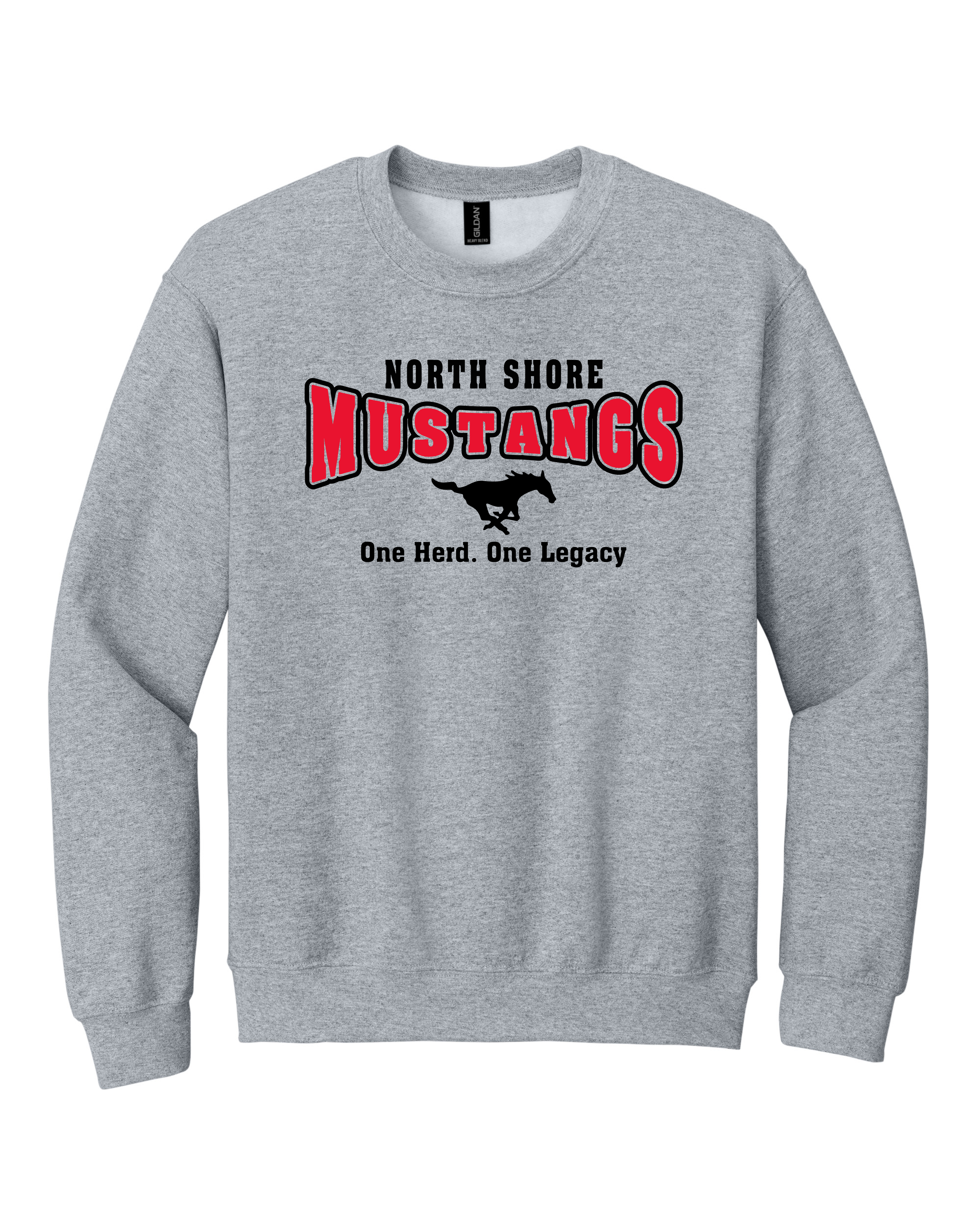 NSSH One Herd One Legacy Grey Crewneck Sweatshirt