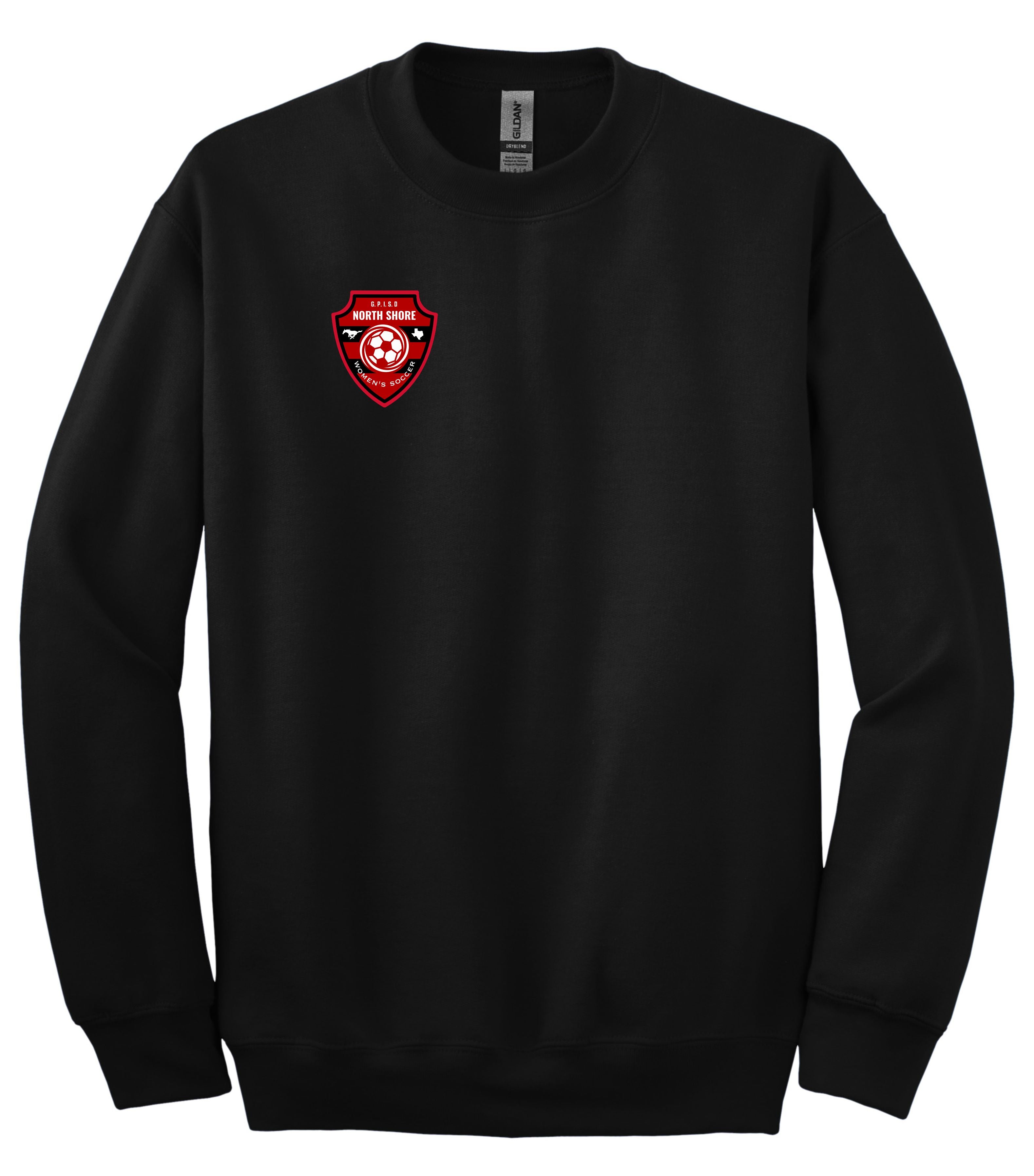 NSSH Women's Soccer Black Crewneck Sweatshirt