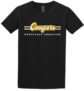 NC Cougars T Shirt - Black