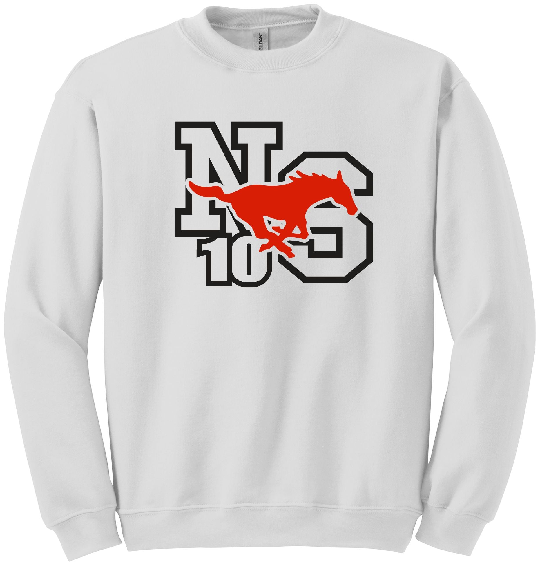 NS 10 White Crewneck