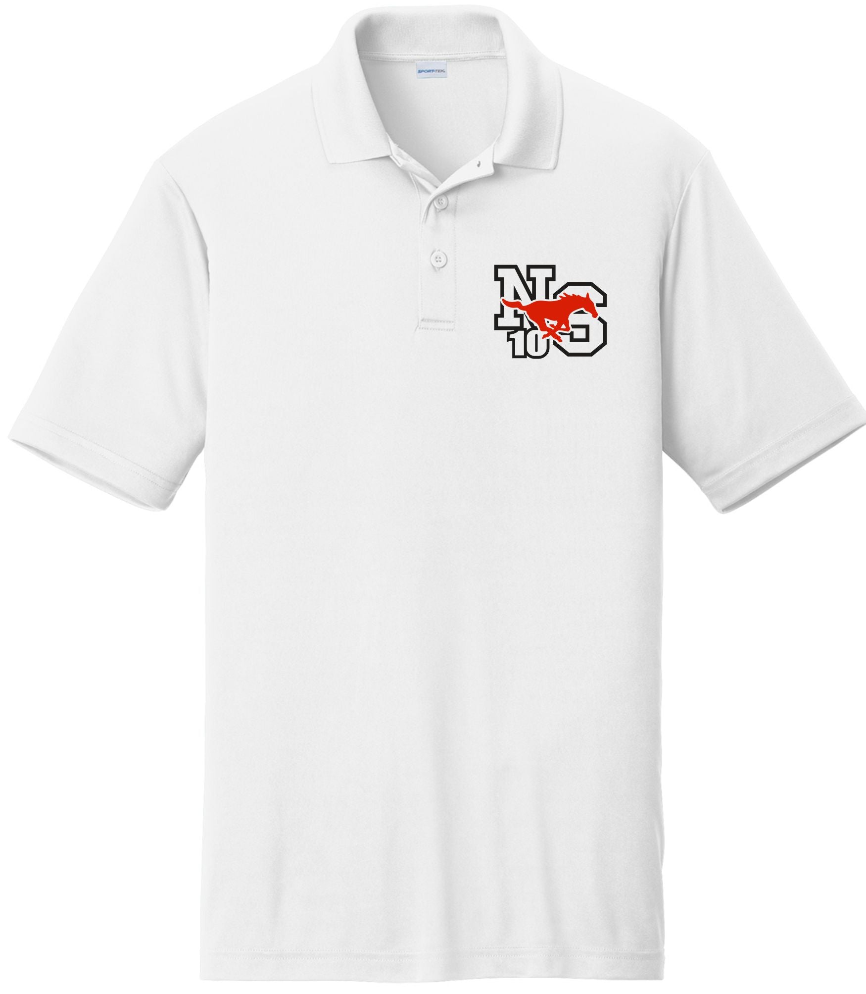 NS 10 Ladies White Polo