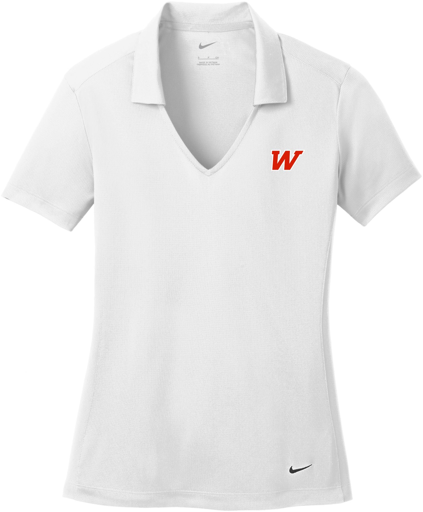 TWHS Women's White Polo
