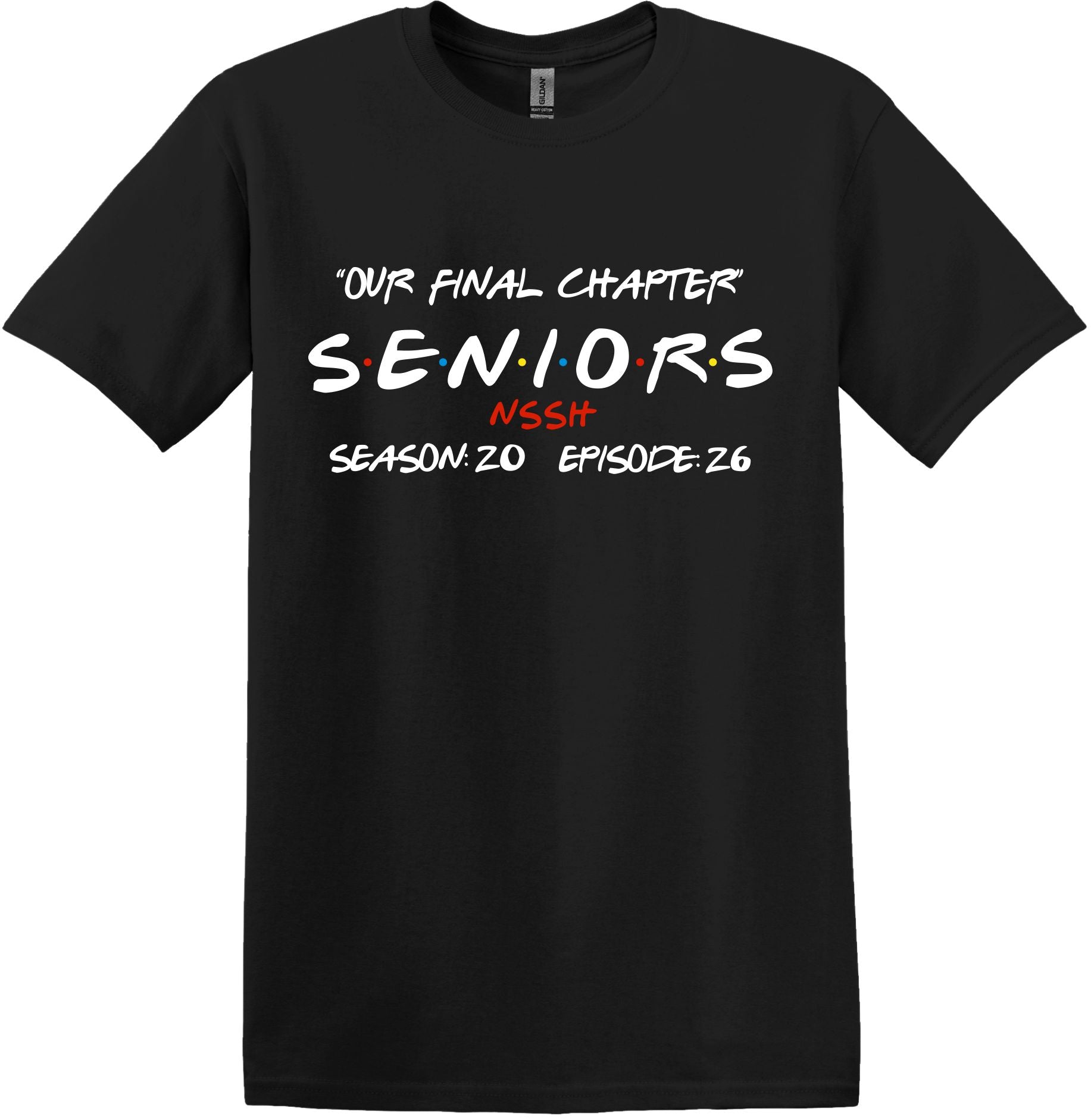 Black senior shirt