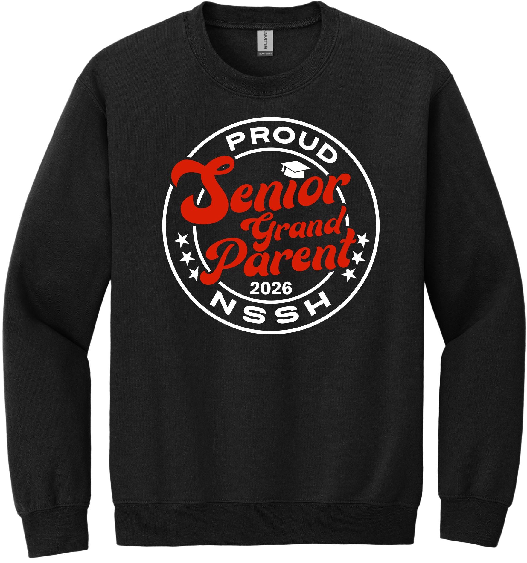 NSSH Black Long Sleeve Senior Grand Parent T-shirt