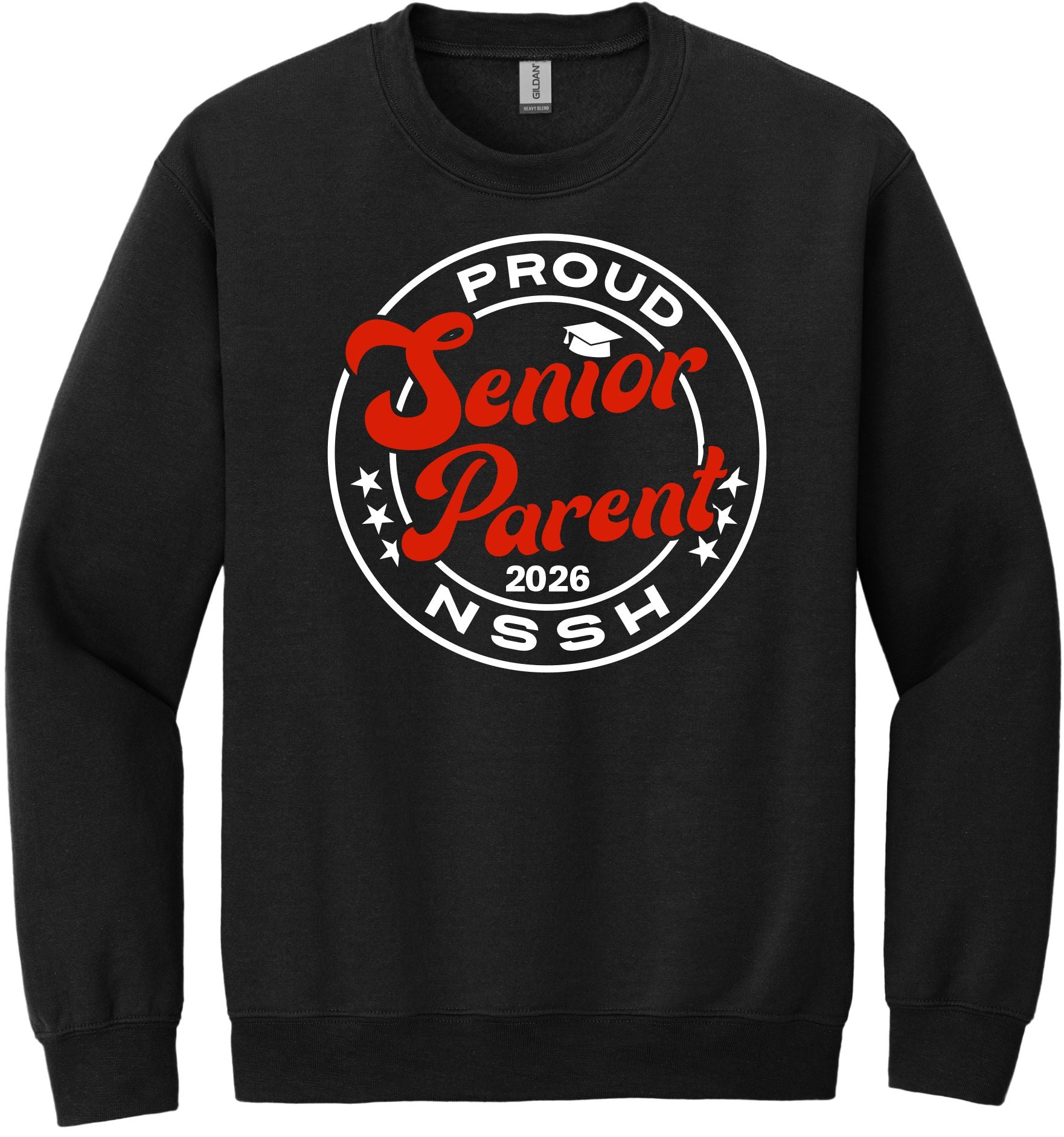 NSSH Black Long Sleeve Senior Parent T-shirt