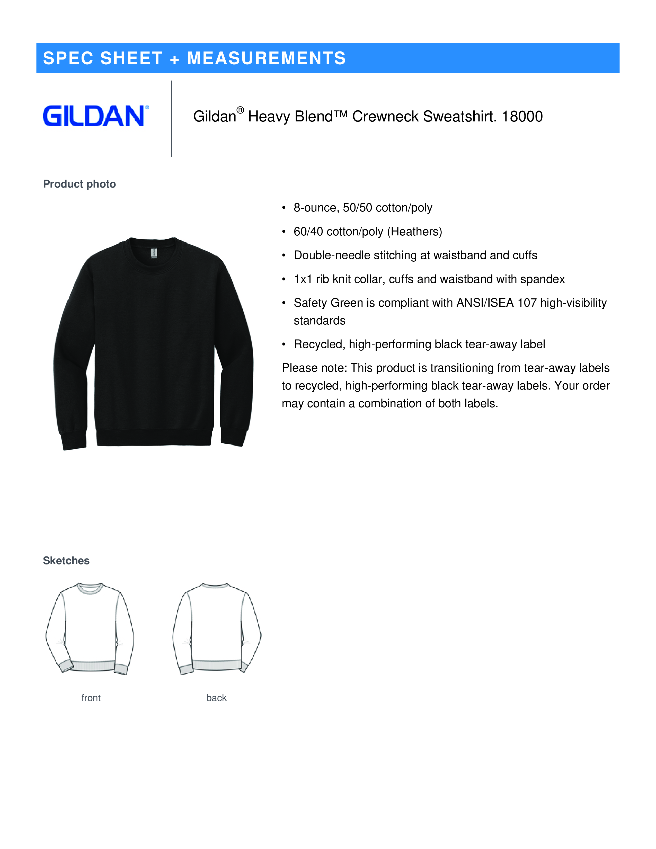 NSSH Women's Soccer Black Crewneck Sweatshirt