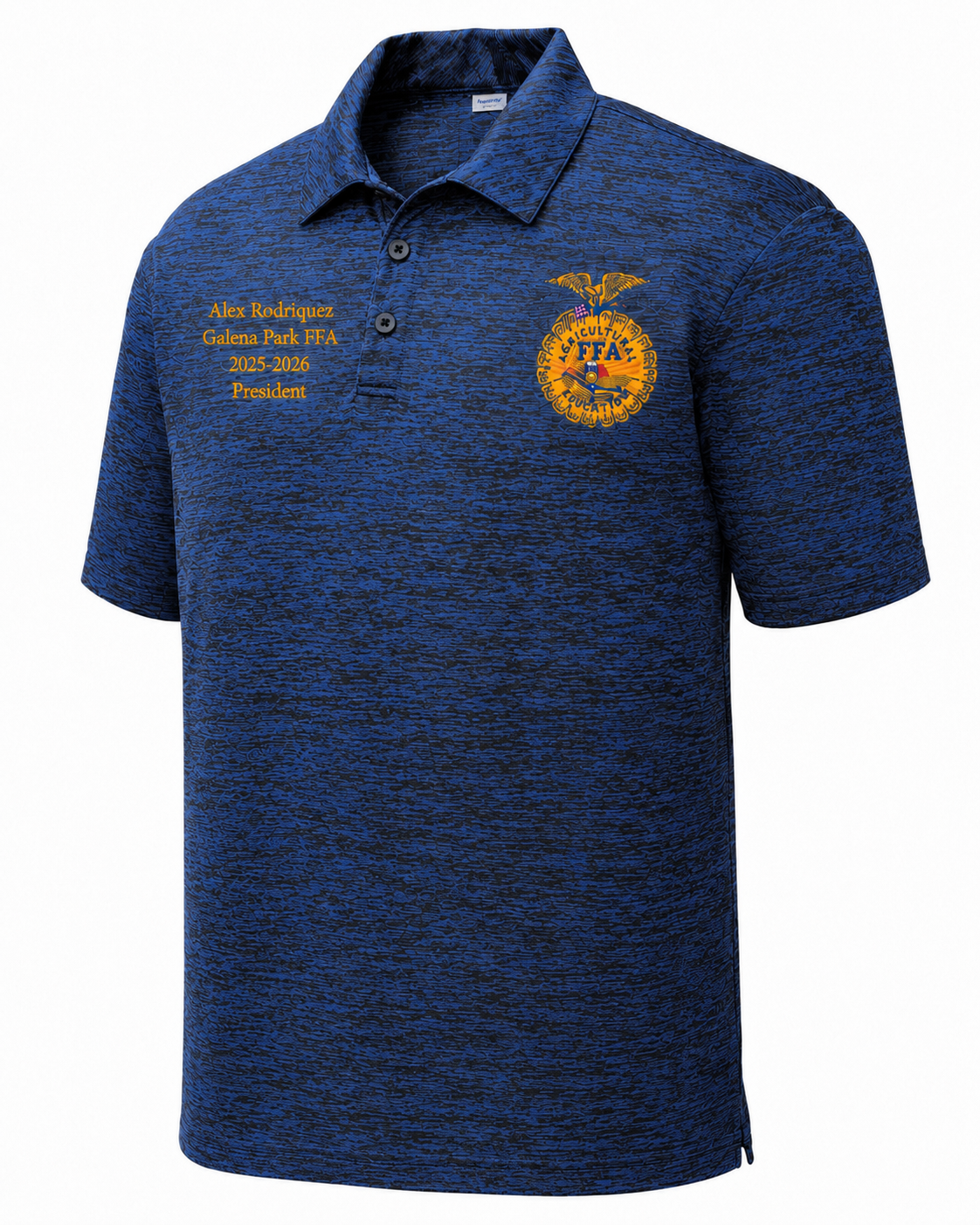 Blue Men's GPHS FFA Polo
