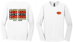 CCHS Retro" Long Sleeve Shirts - White or Charcoal Grey