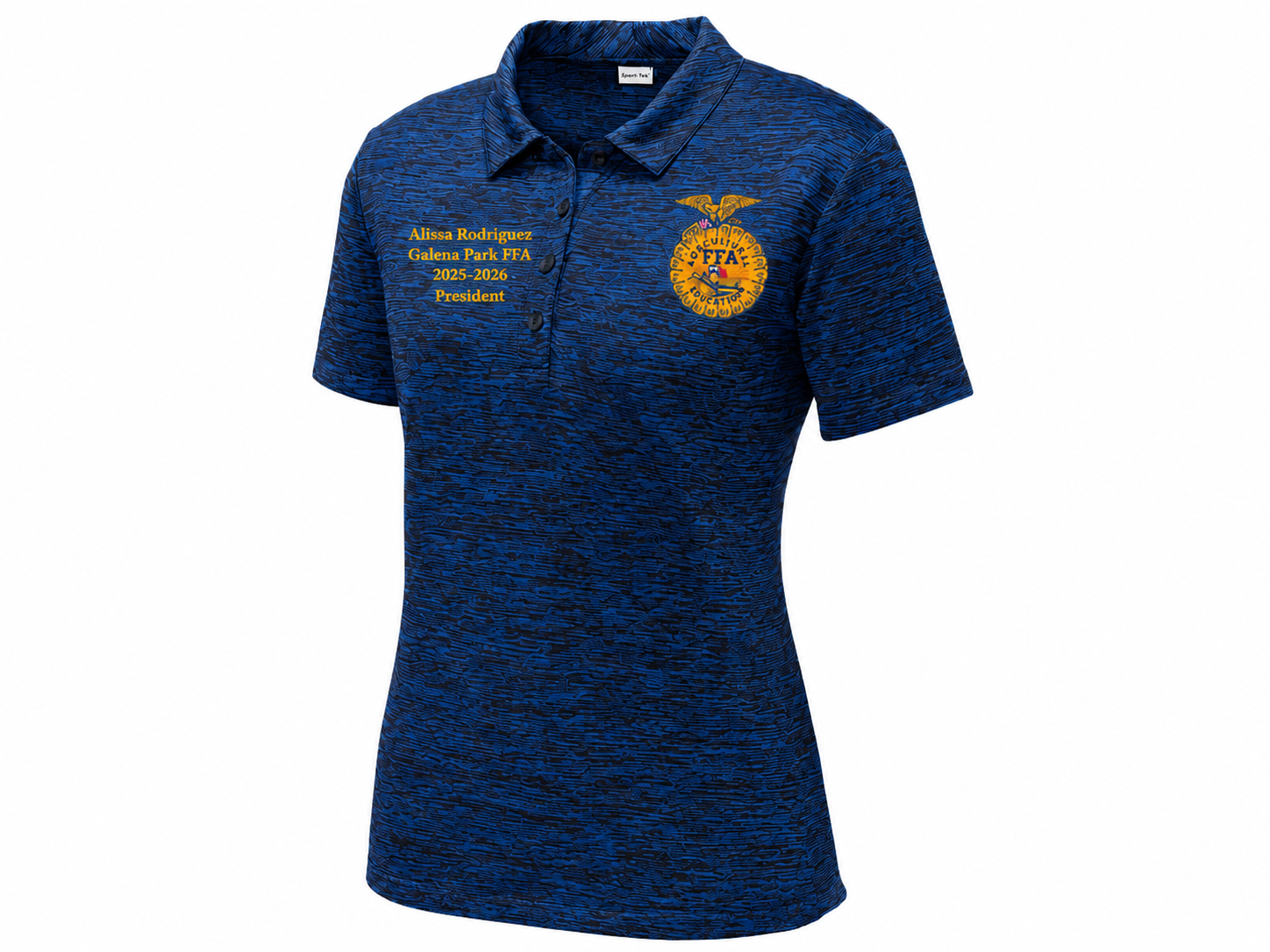 Blue Women's GPHS FFA Polo