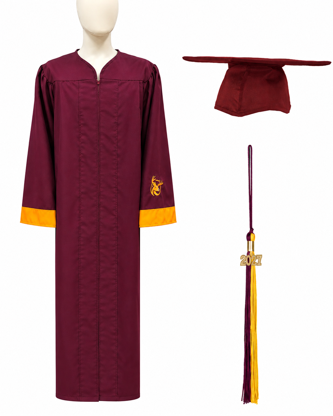 2027 Individual Cap, Gown, & Tassel Unit - Deer Park HS