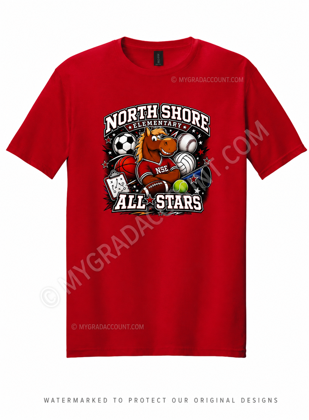NSE Red Short Sleeve T-Shirt