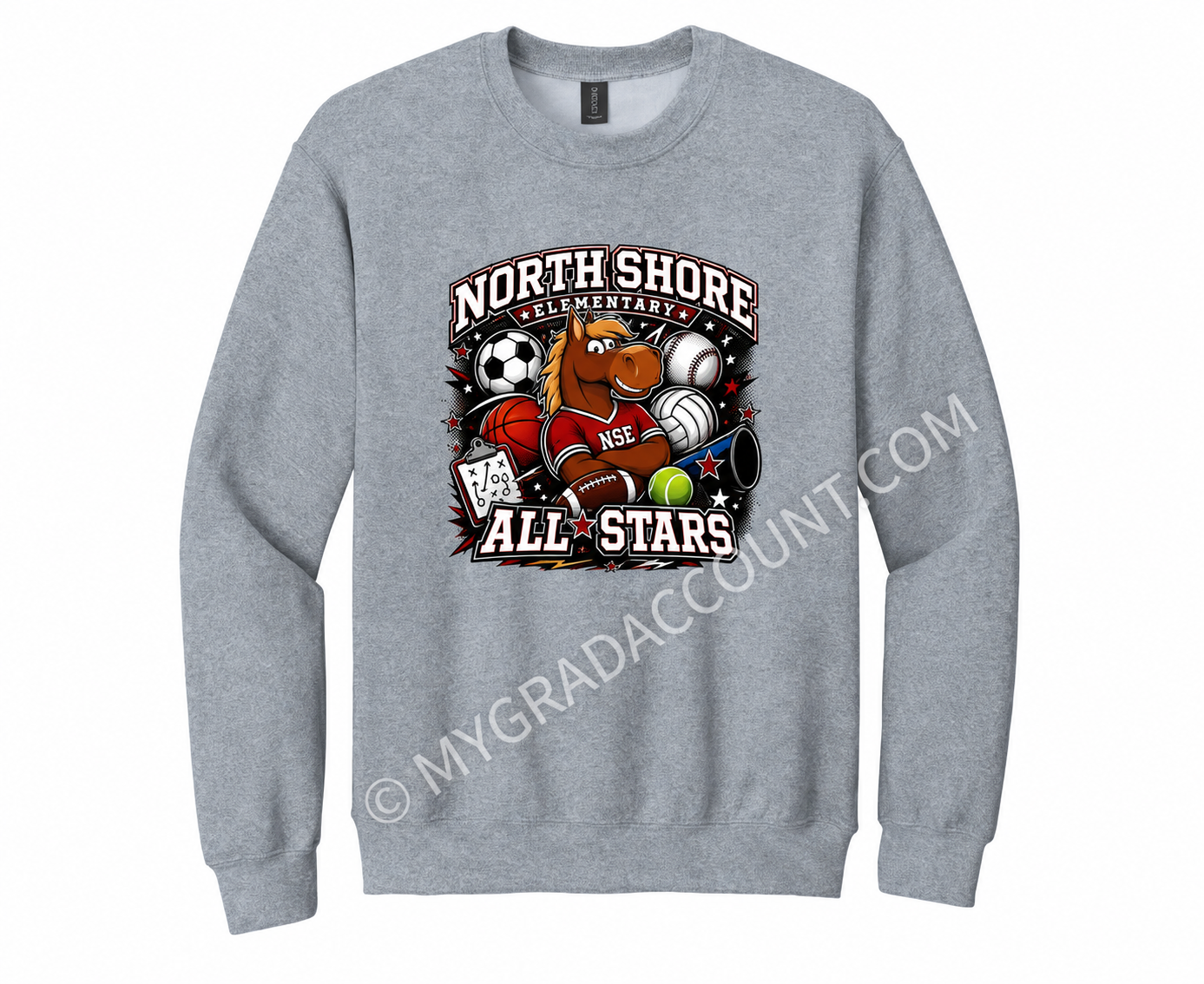 NSE Grey Crewneck