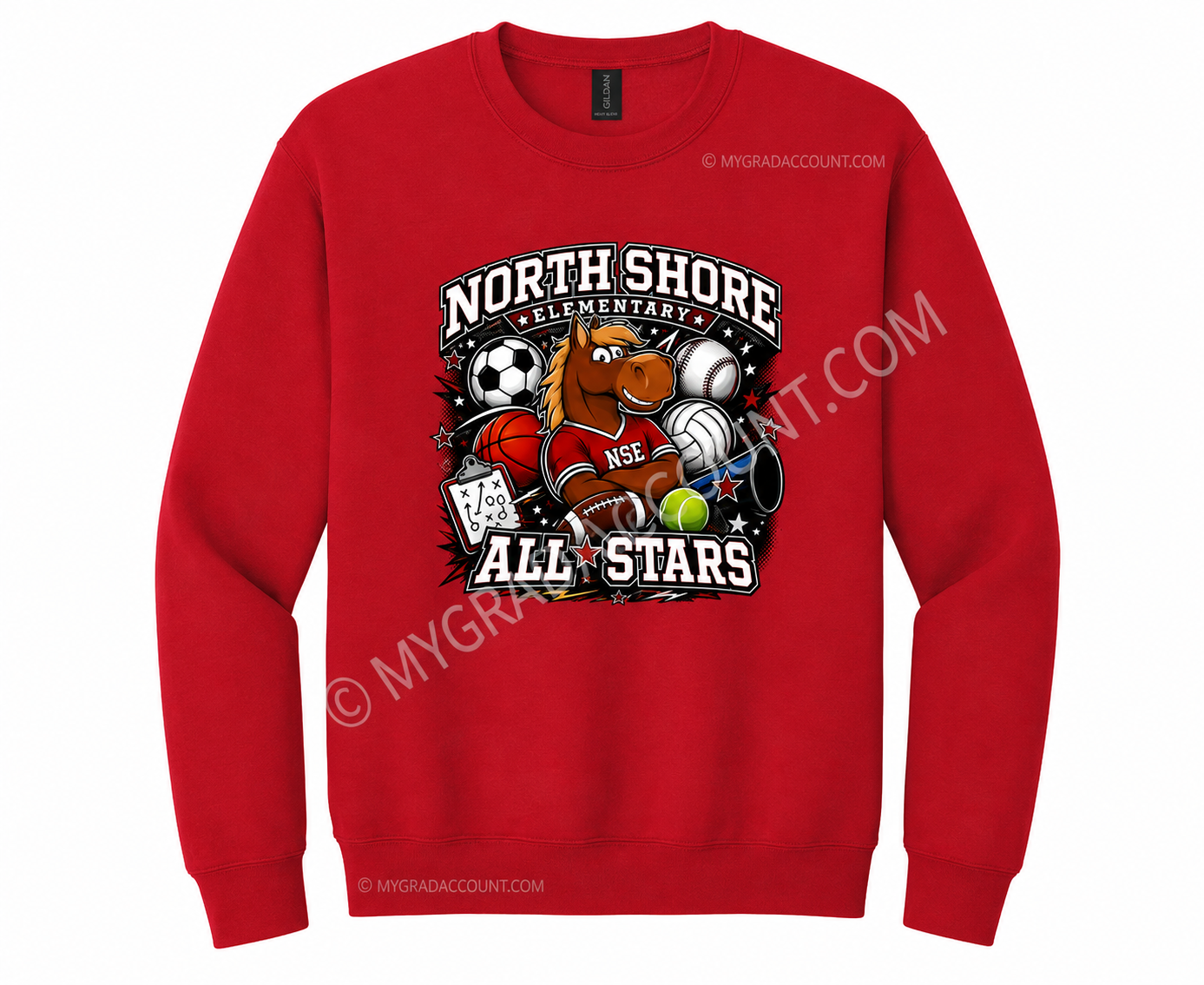 NSE Red Crewneck