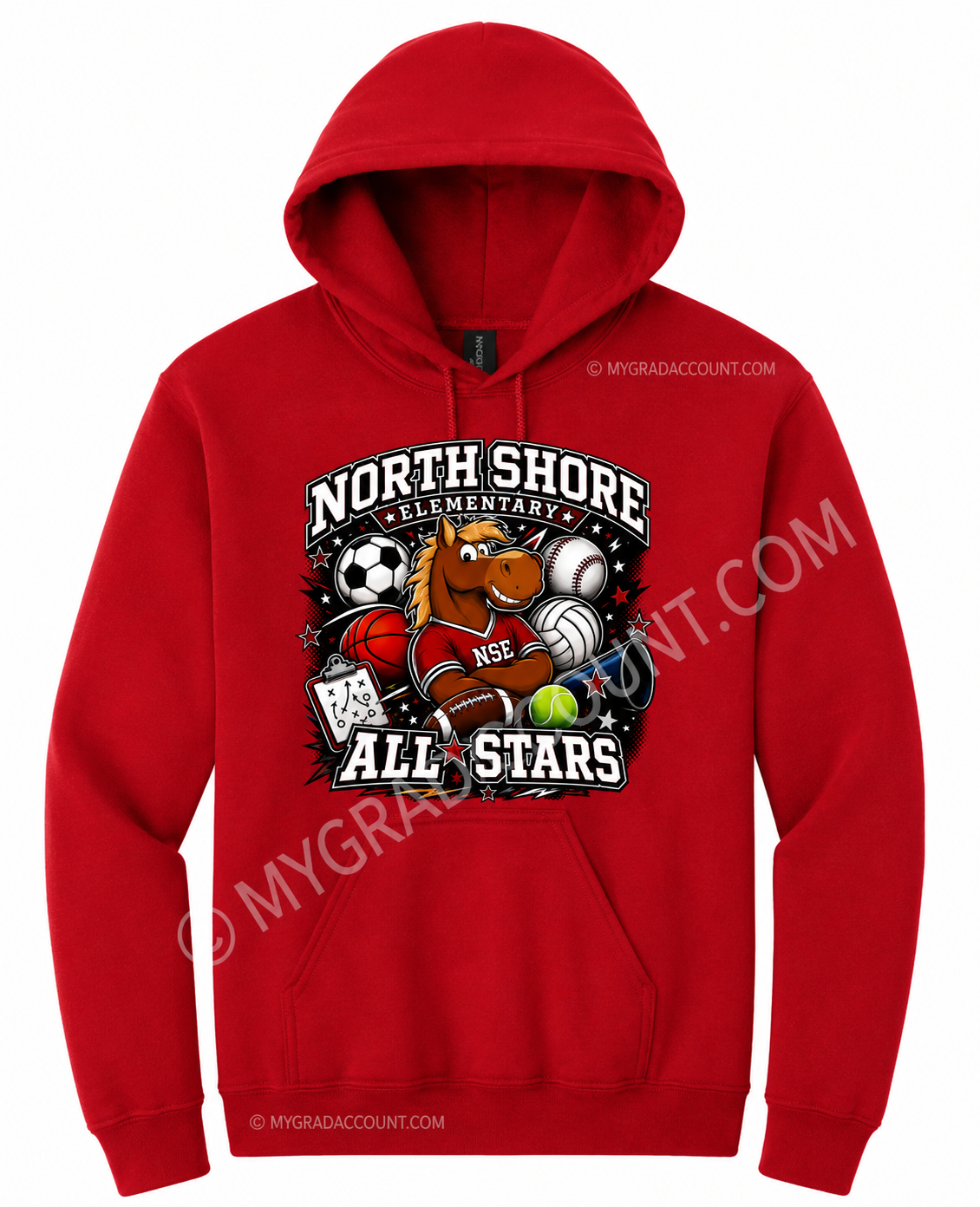 NSE Red Hoodie