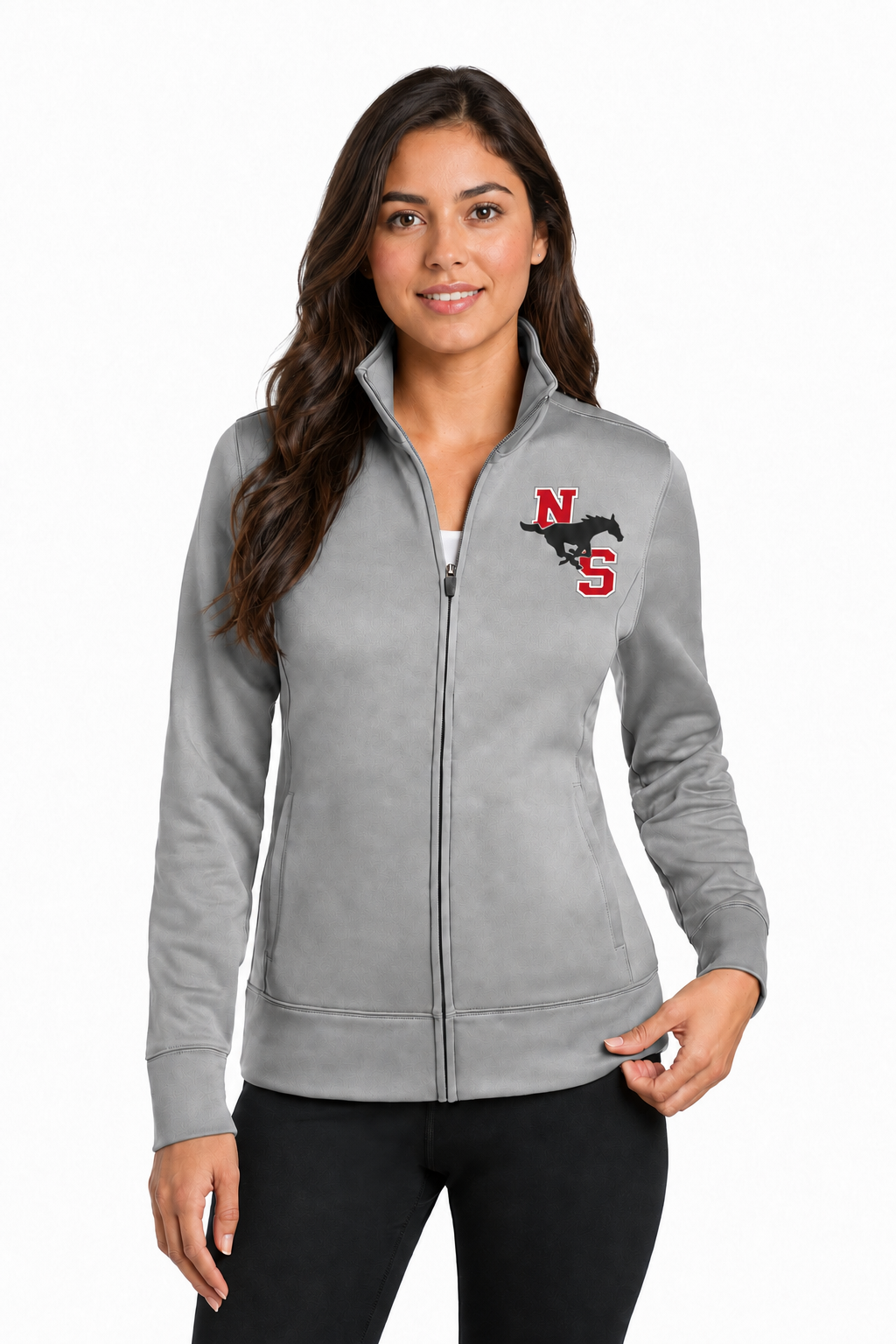 North Shore Grey Women's Fleece Full zip