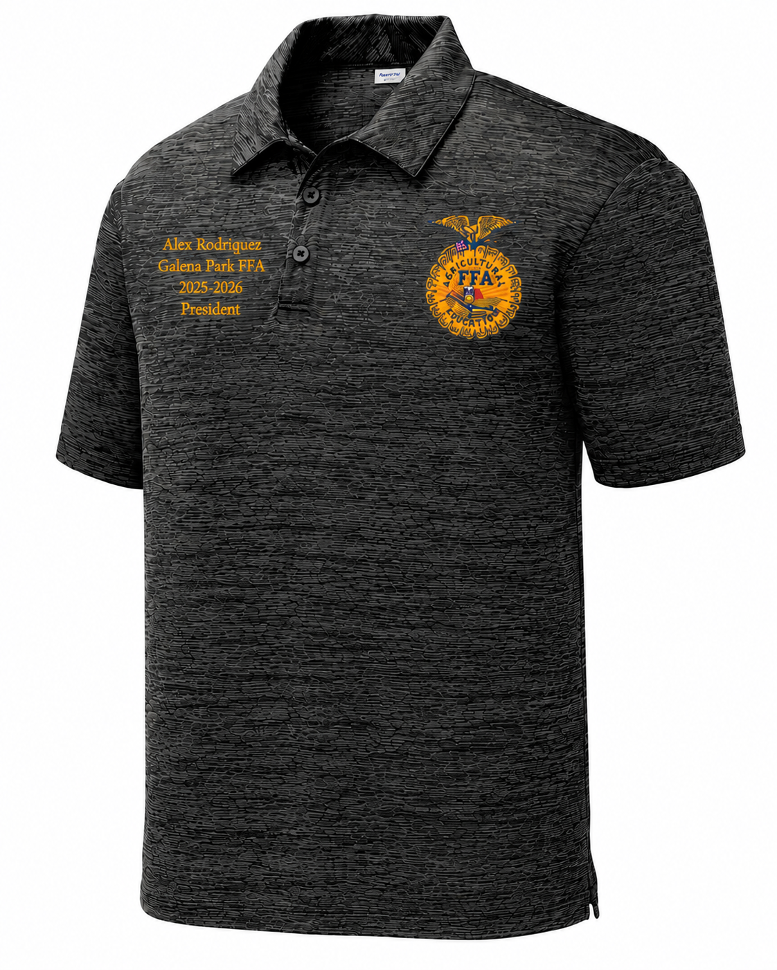 Gray Men's GPHS FFA Polo