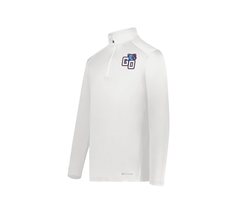 GOHS Mens 1/4 zip GO with Grizzly
