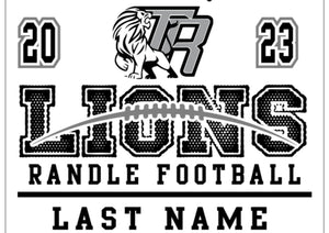 TR JV/Freshman Football Yard Sign