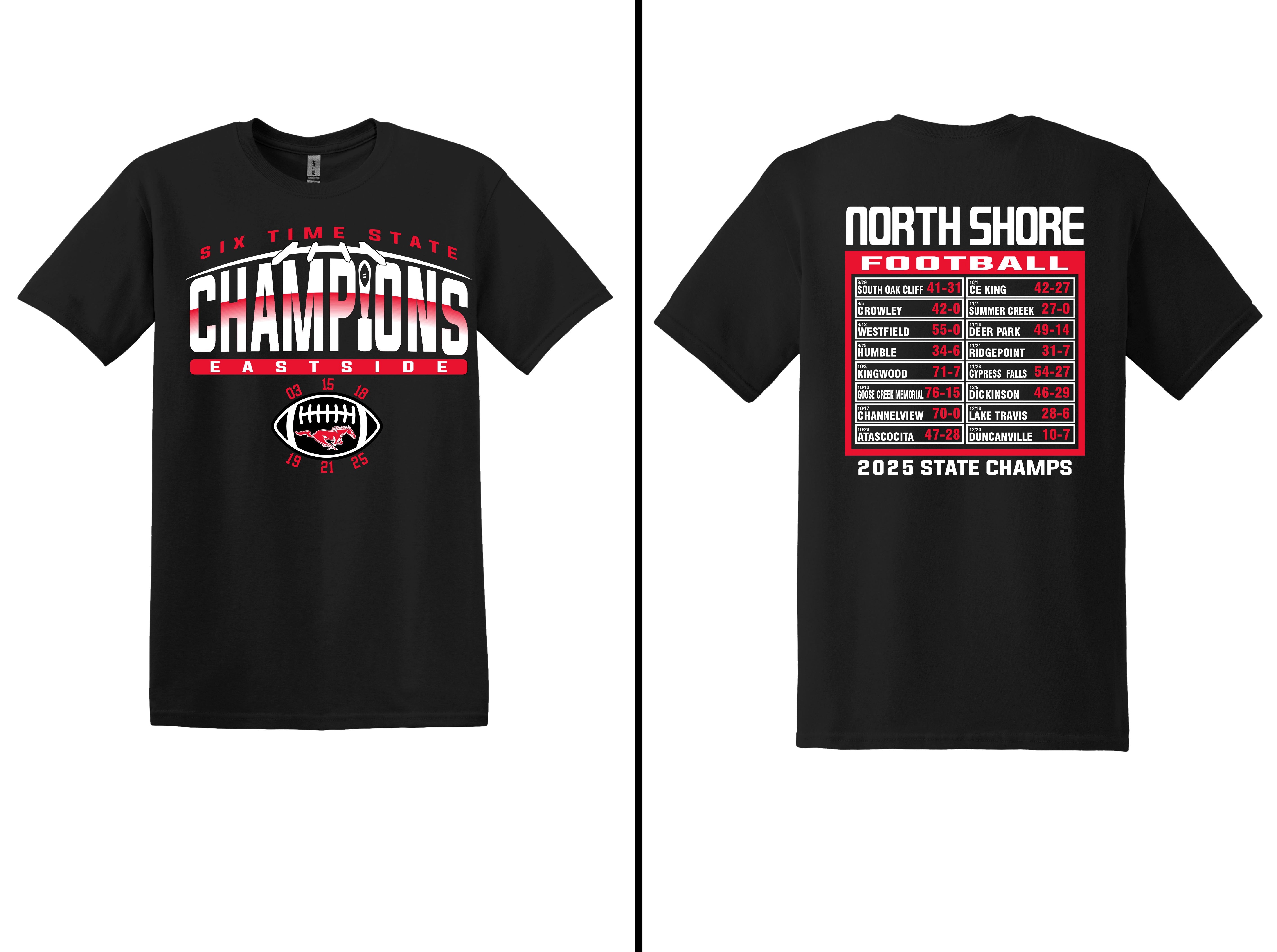 NSSH 2025 State Champions Tshirt