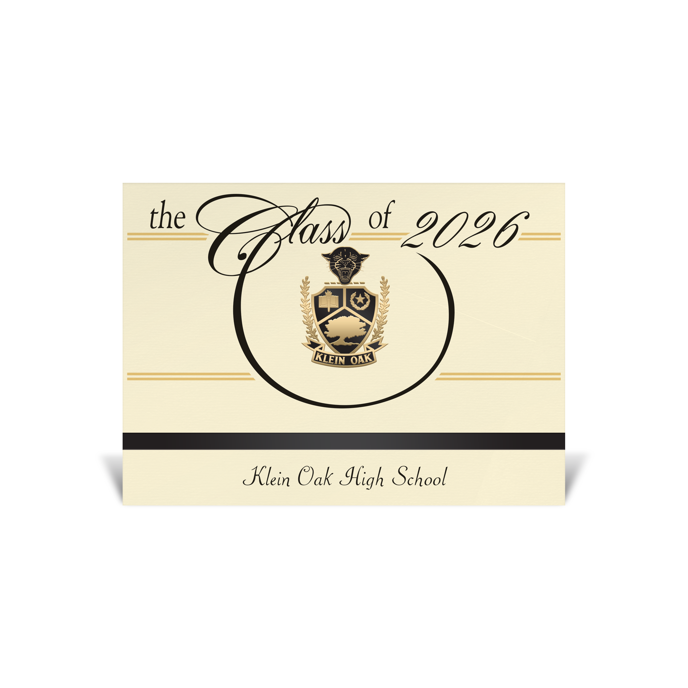 2026 Klein Oak HS Personalized Graduation Announcements