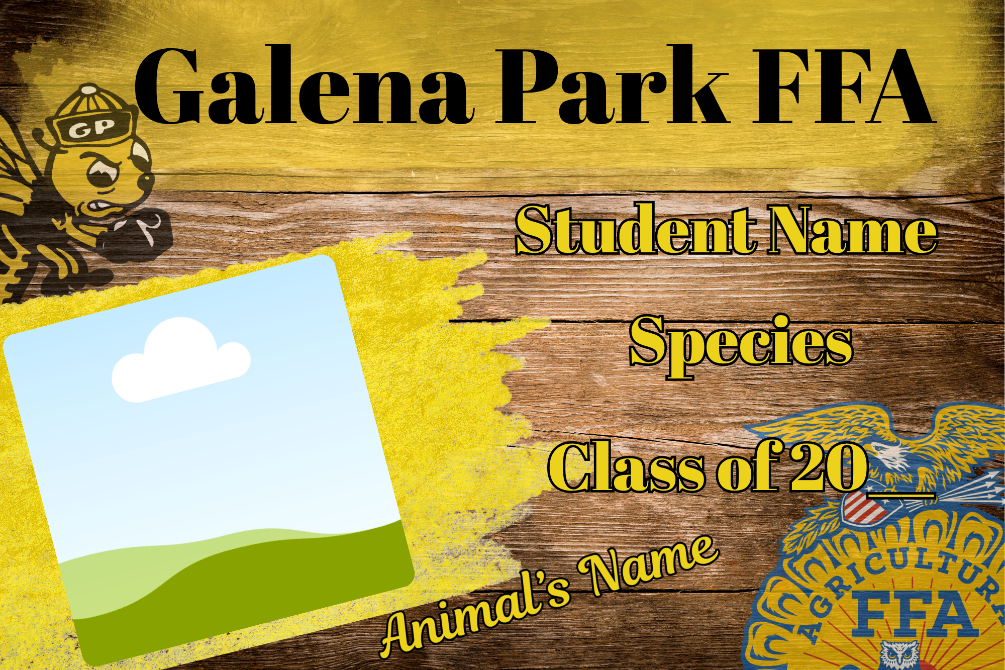 GPHS FFA Livestock Banner