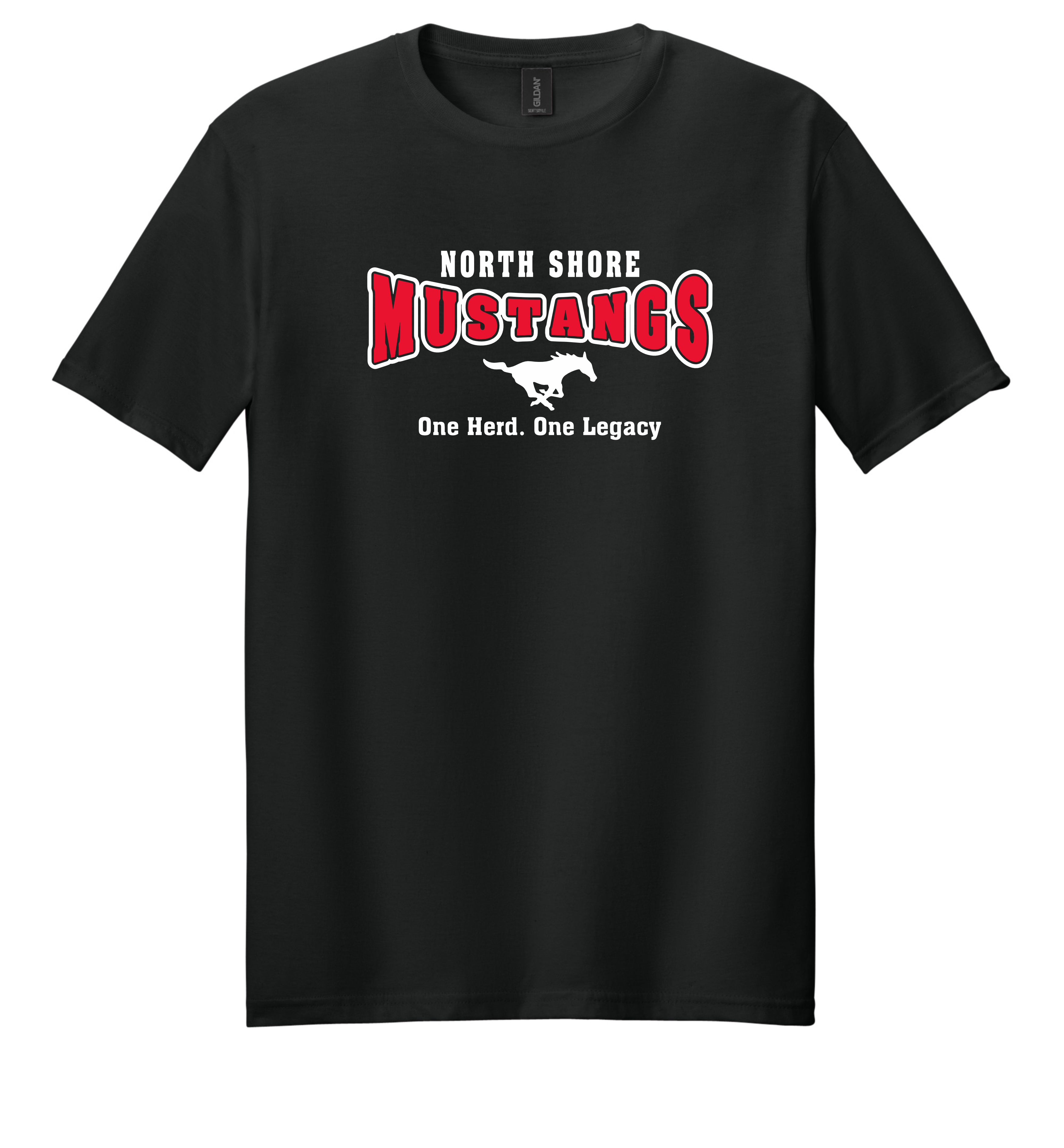 NSSH One Herd One Legacy Black Heavy Cotton Short Sleeve T-Shirt