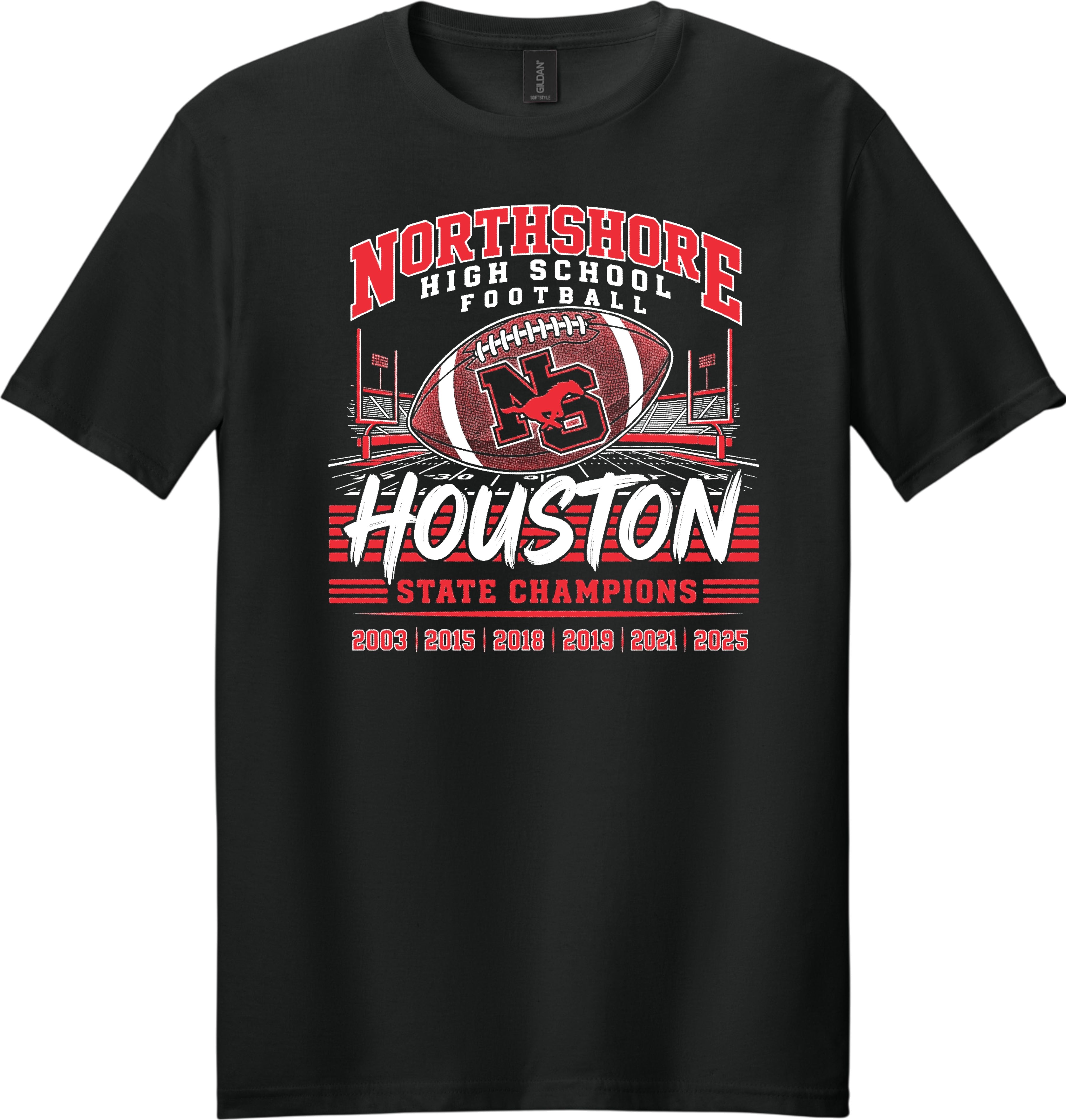NSSH Football Short Sleeve Heavy Cotton T-Shirt