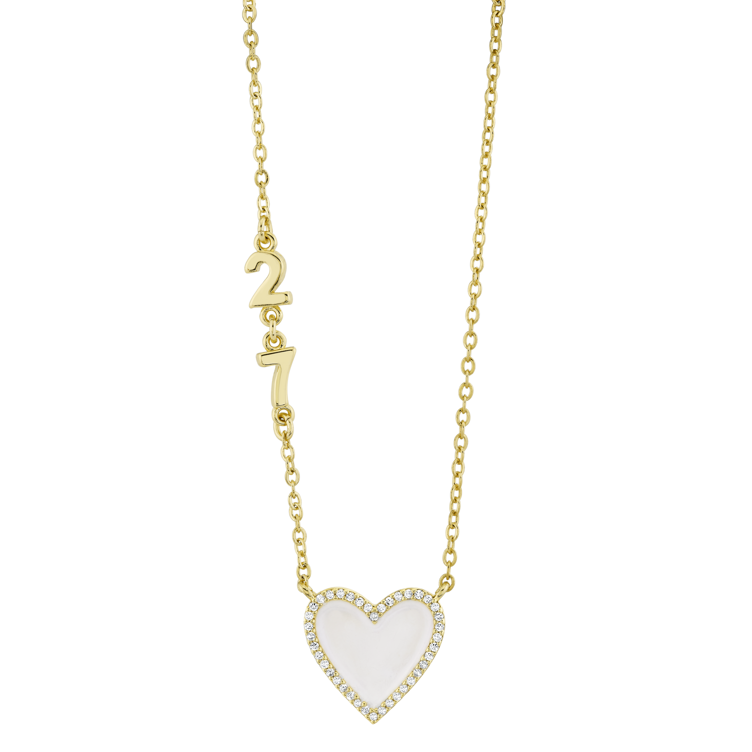 2027 Heart Necklace (Style N)