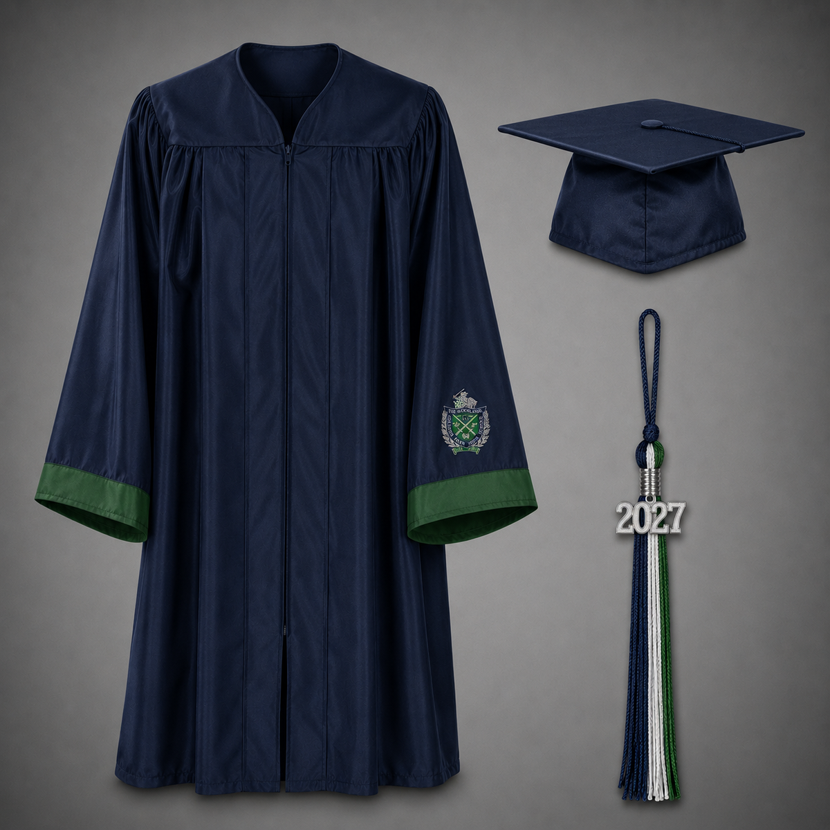 The Woodlands College Park High School Cap, Gown & 2026 Tassel (For December Grads Only)