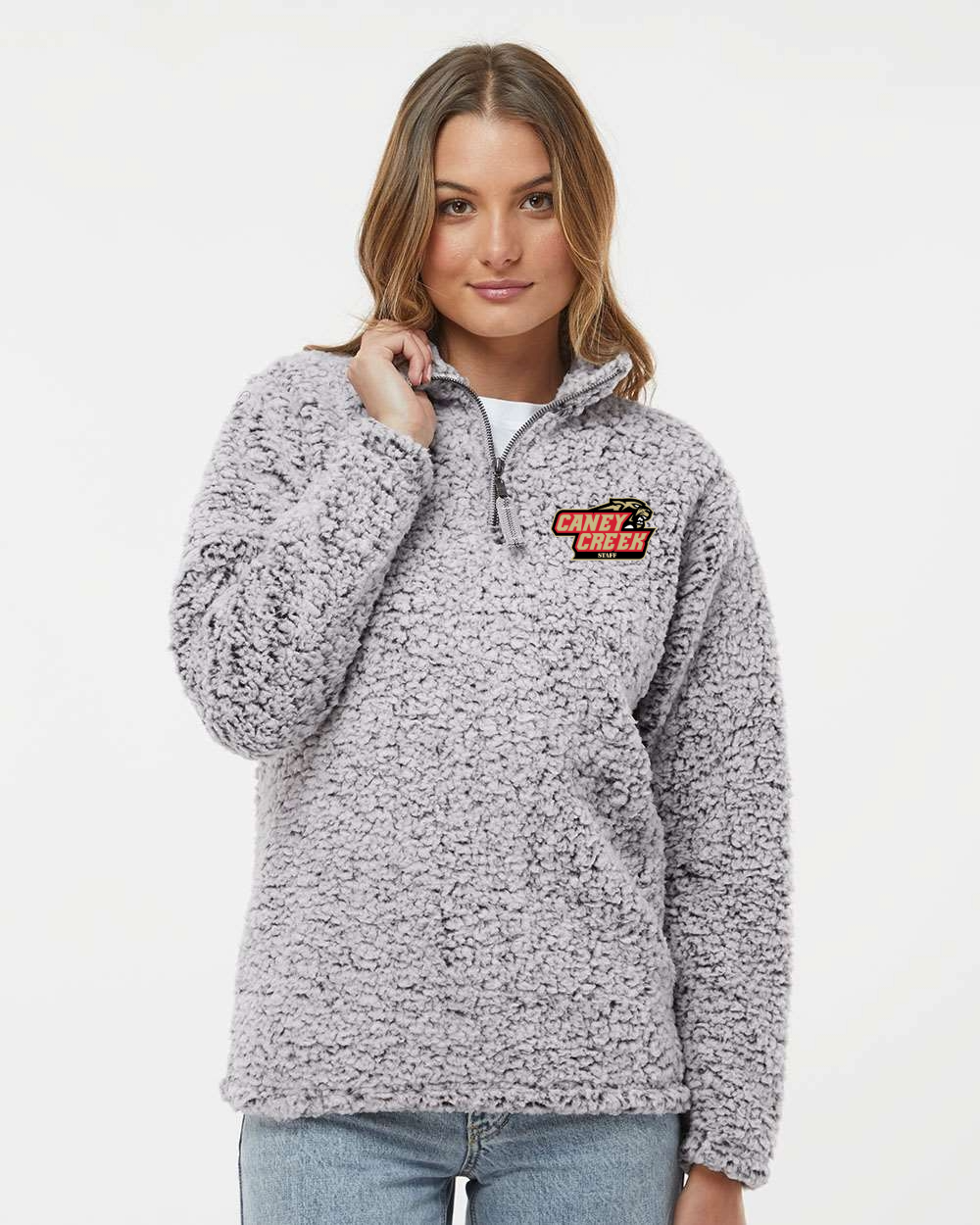 CCHS Women’s Epic Sherpa Quarter-Zip Oatmeal/Heather Pullover