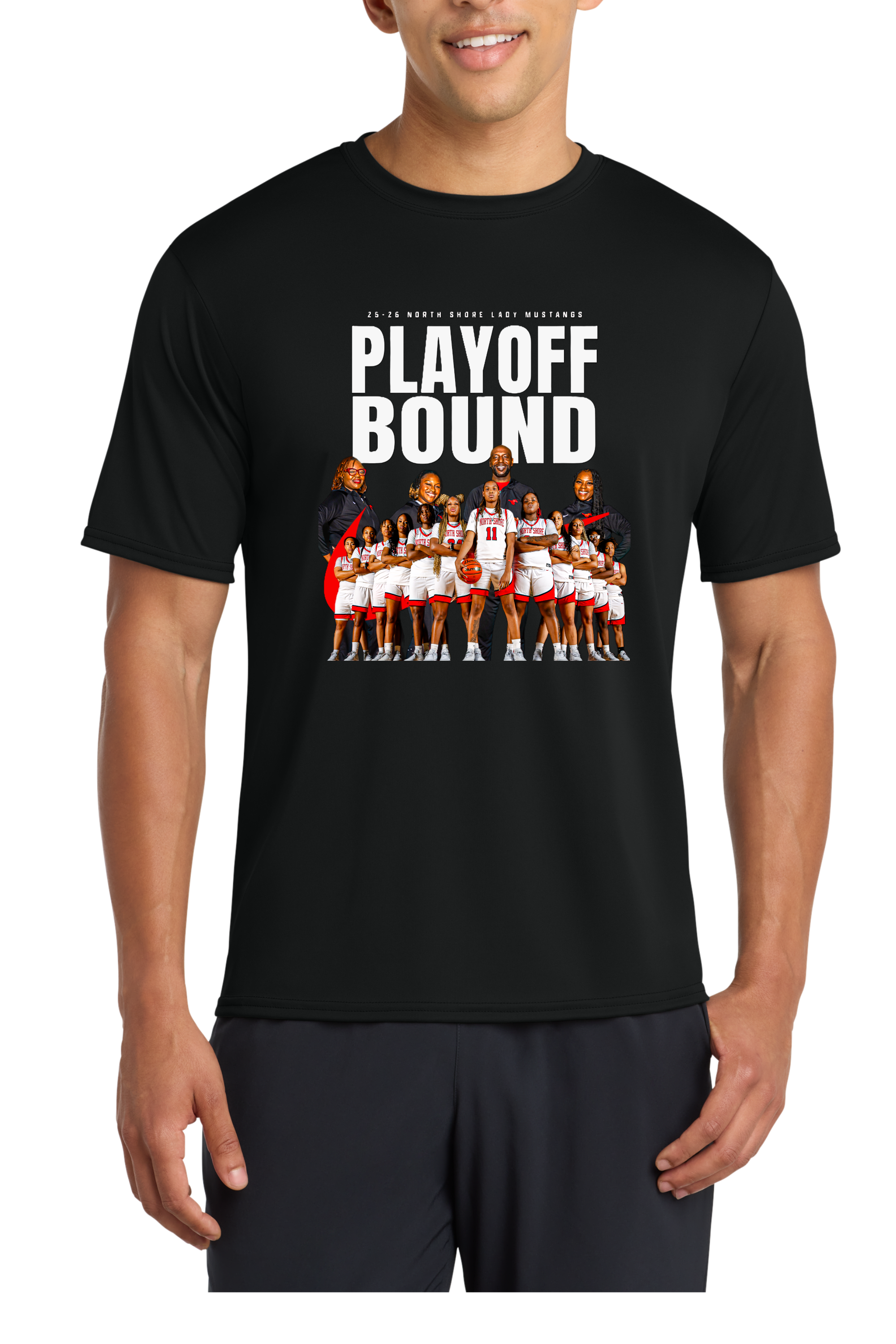NS Girls Basketball Playoff Short Sleeve T- Shirt