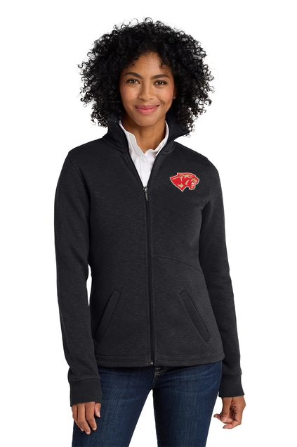CCHS Fan Port Authority® Women's Slub Fleece Full-Zip Jacket