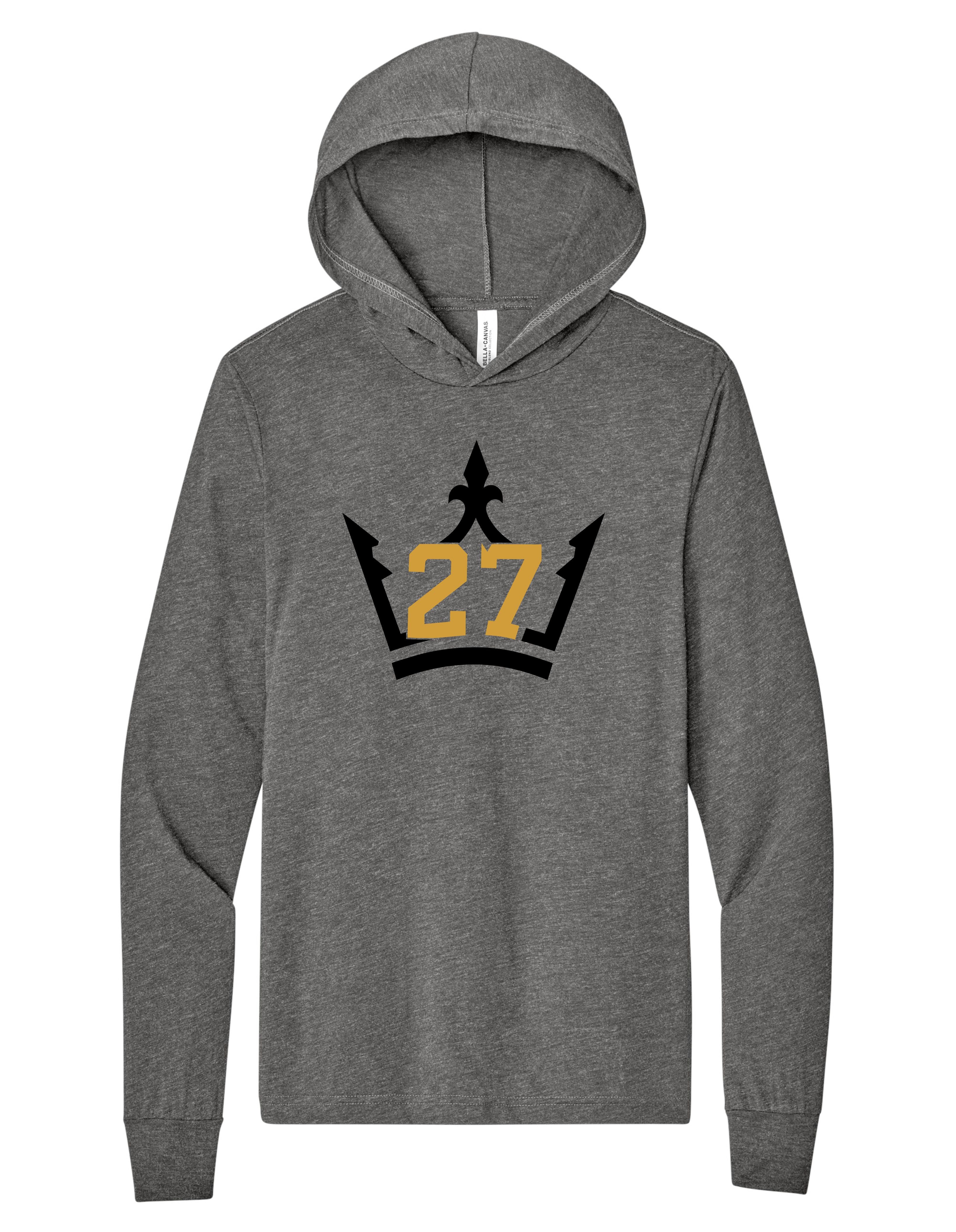 2027 Senior Crown Hooded Longsleeve T-Shirt