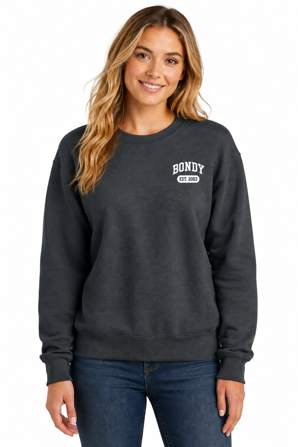 Bondy Dark Heather Gray Crewneck