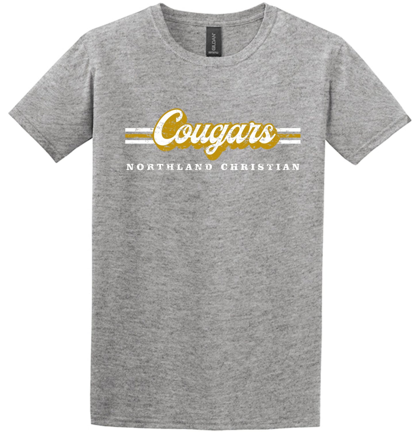 NC Cougars T Shirt - Grey