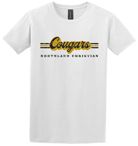 NC Cougars T Shirt - White